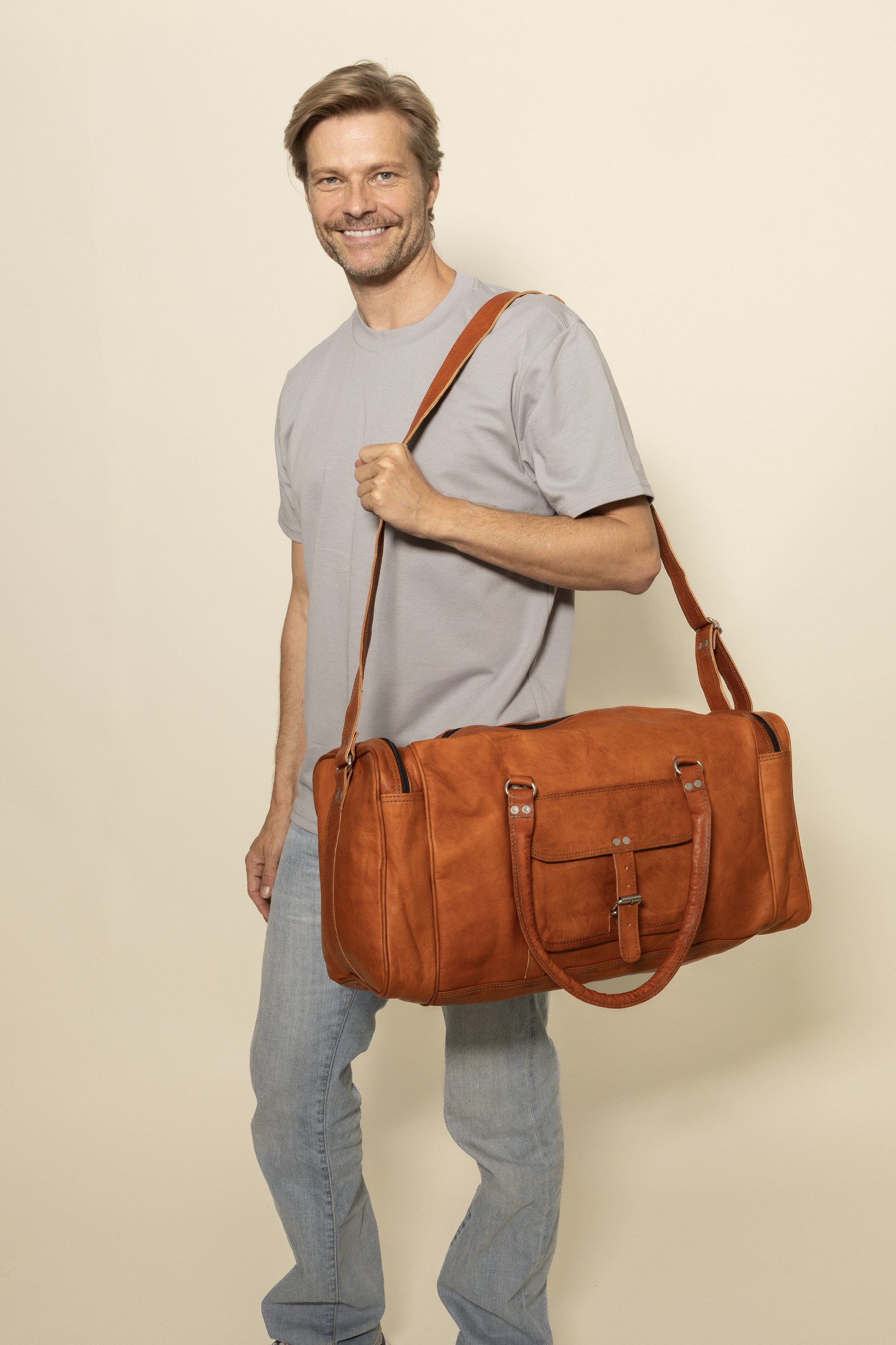 Gusti Leder Reisetasche Gusti Leder Reisetasche Harvey (1-tlg), Aktenordner