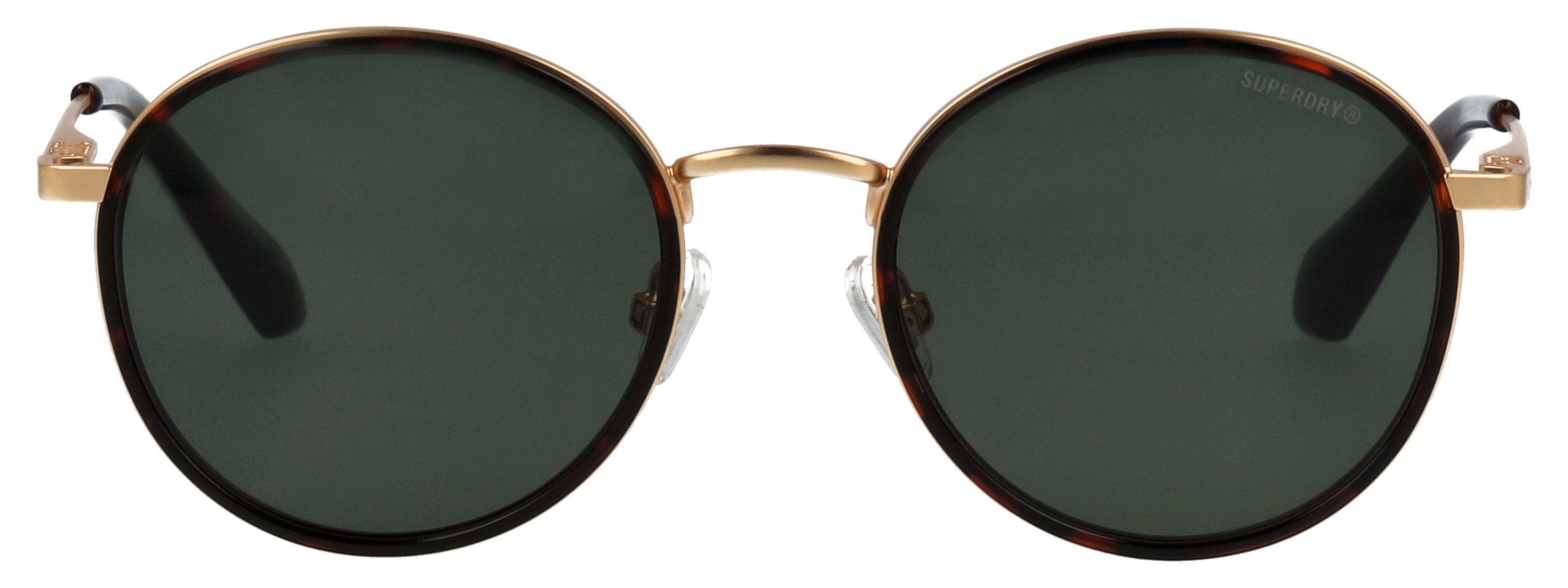 Superdry Sonnenbrille Modell 995063 Form Rund, Logoschriftzug auf Bügel, Kombifassung