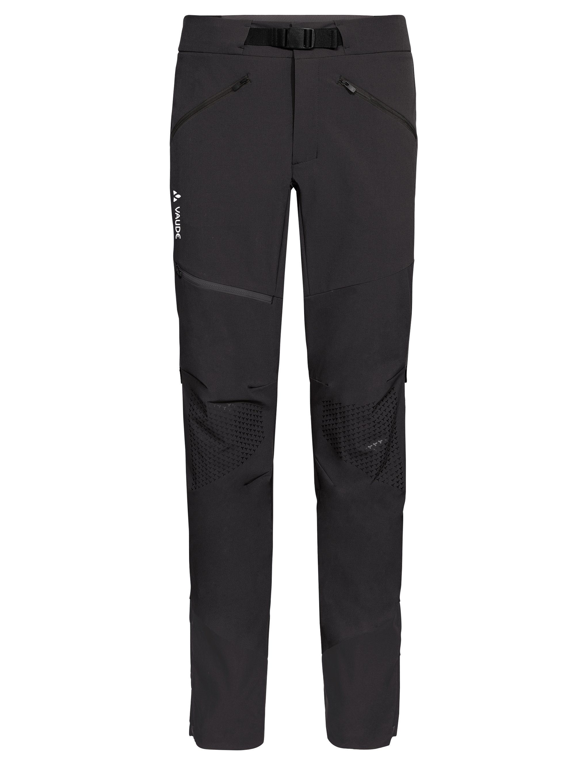 VAUDE Funktionshose Croz Grüner II (1-tlg) Pants black Men's Knopf