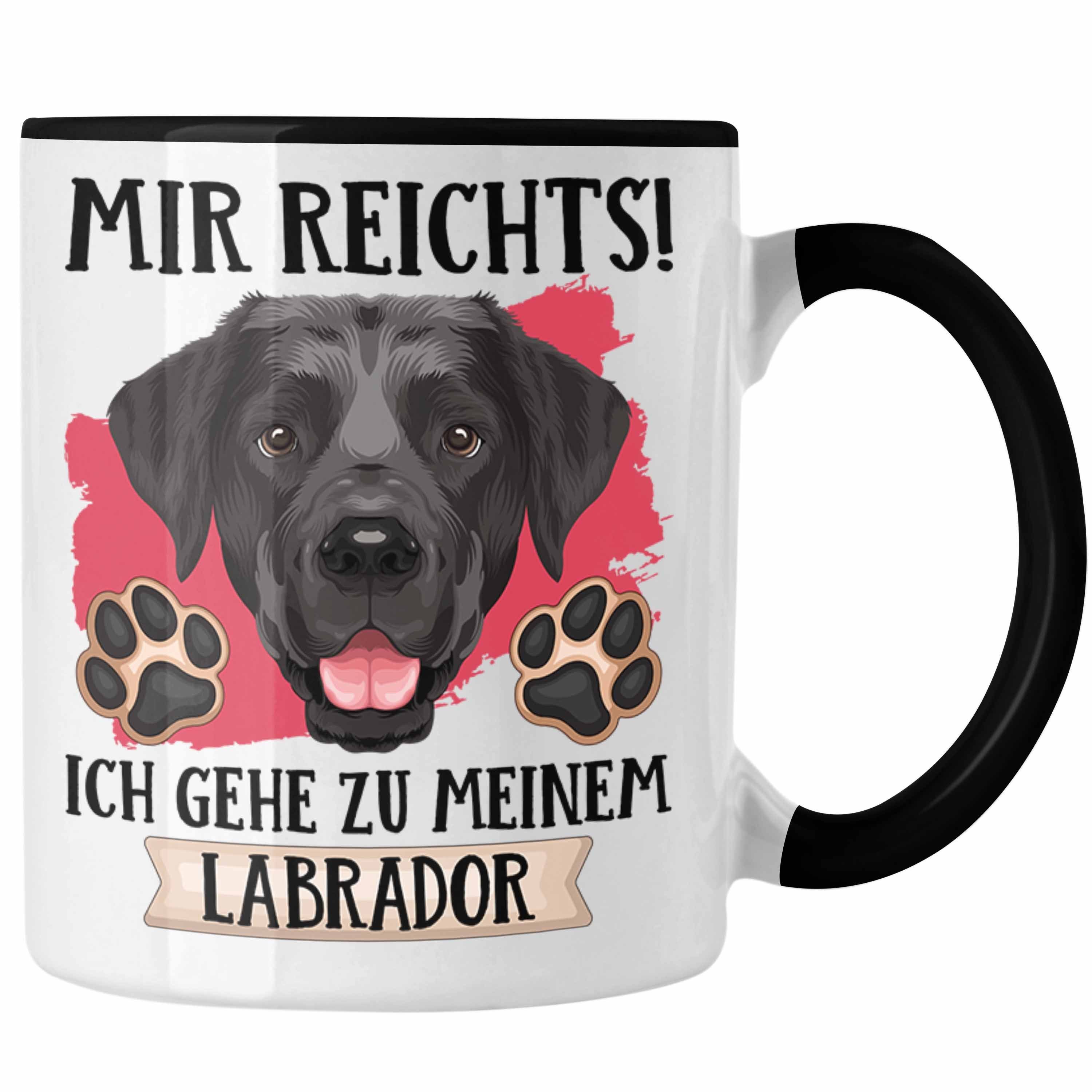 Besitzer Geschenkidee Schwarz Mir Tasse Spruch Labrador Trendation Reic Lustiger Tasse Geschenk