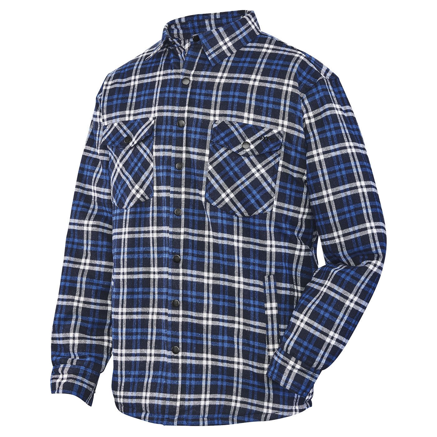 Langarmhemd teXXor® Thermohemd Dayton Farbe: blau/weiß Dayton