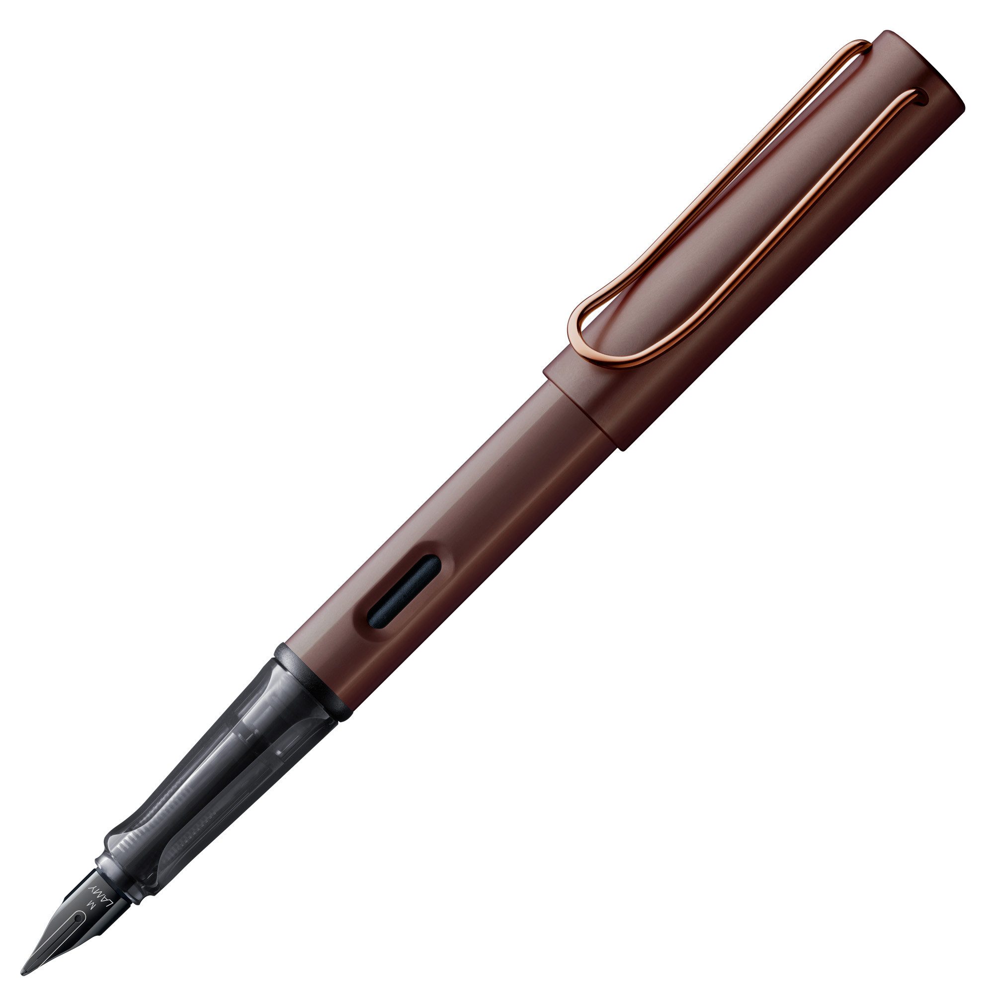 LAMY Füller LAMY Lx Füller marron Alu Gehäuse Strichbreite M Tintenpatrone T 10 bl