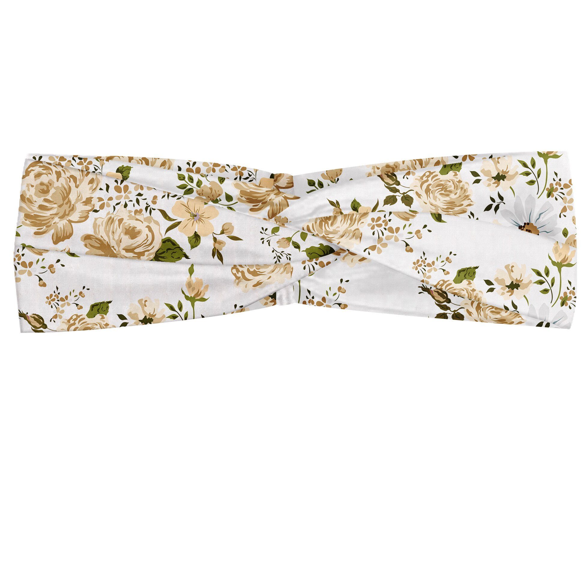 alltags und Floral Elastisch Vector Angenehme Blumen Roses Stirnband Abakuhaus accessories