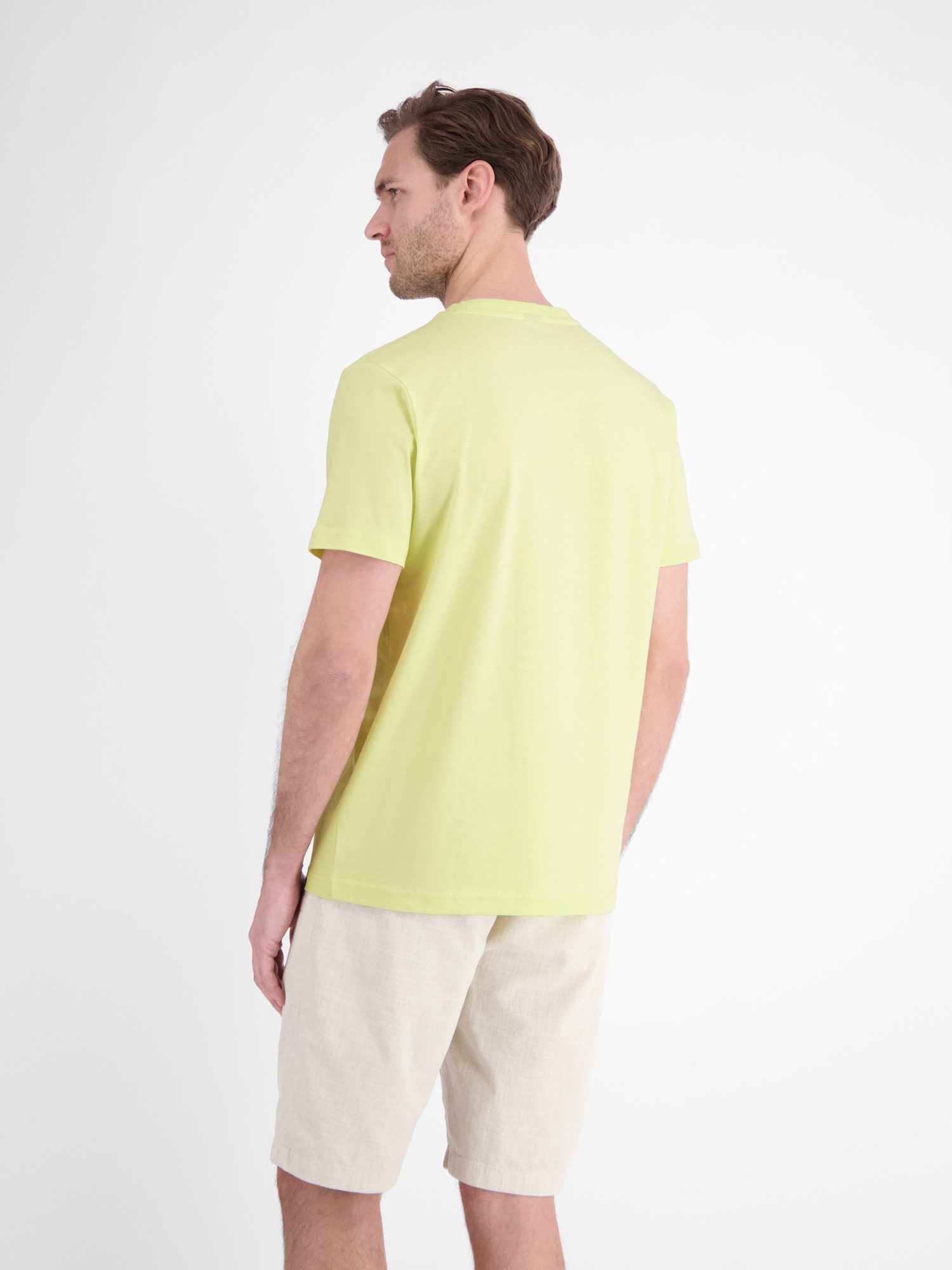 LERROS T-Shirt Baumwoll T-Shirt mit Motiv-Print und bequemem Rundkragen
