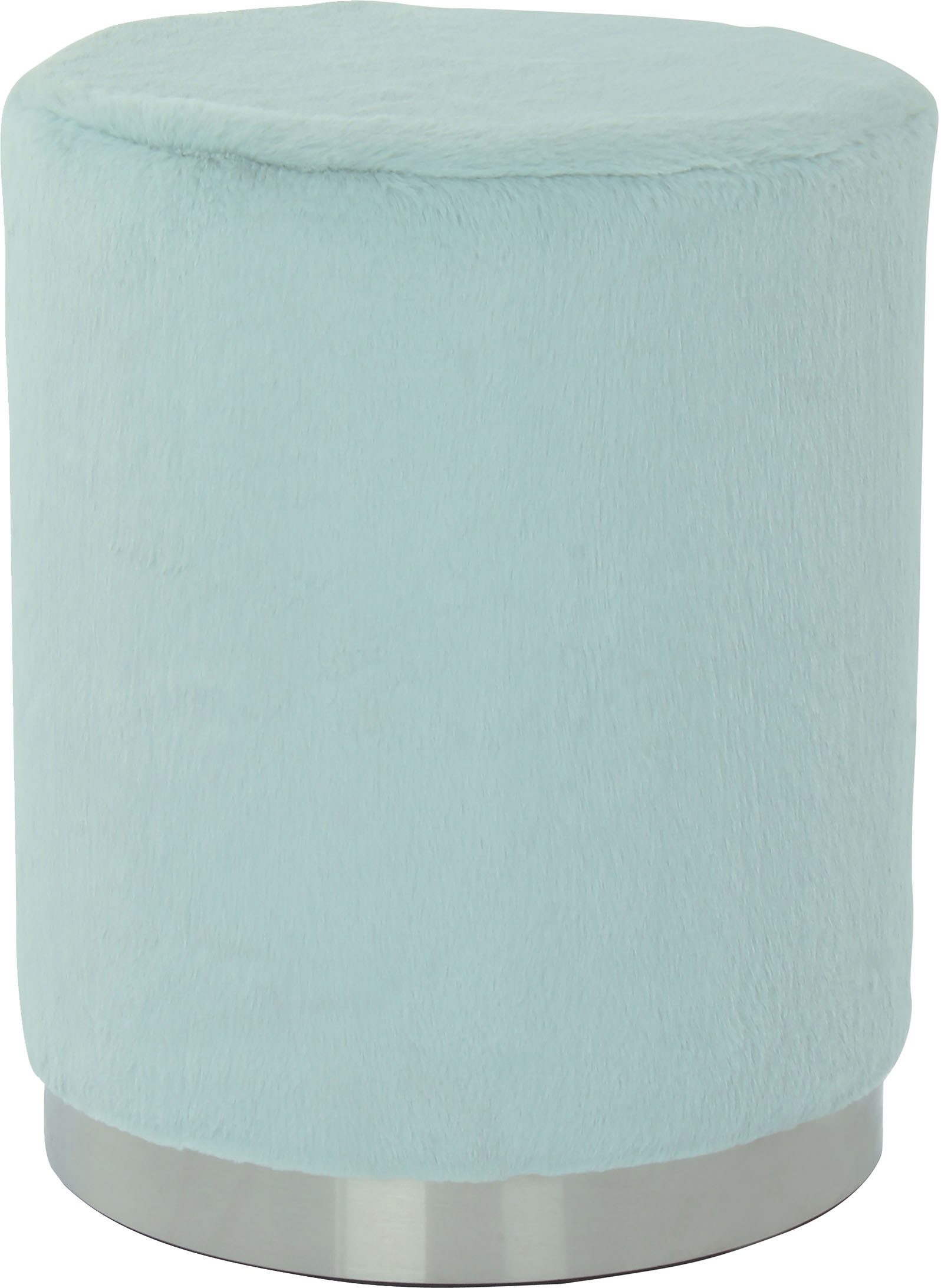 Polsterhocker Hocker Nona 225, Polster- und Sitzhocker, stillvoll und flauschig