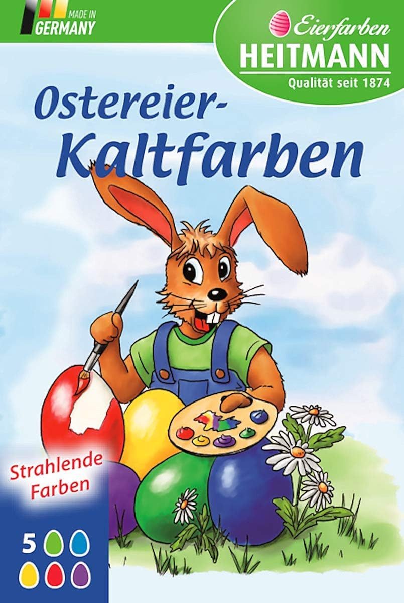 BRAUNS HEITMANN Osterei 1x Färbetabletten für Ostereier, Kaltfarben, Eierfarben, 5 Farben (1 St)