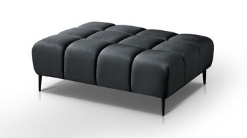 Beautysofa Polstergarnitur Vanessa, (Polsterset), Wellenunterfederung, L-Form, inklusive 131x97 Sitzhocker