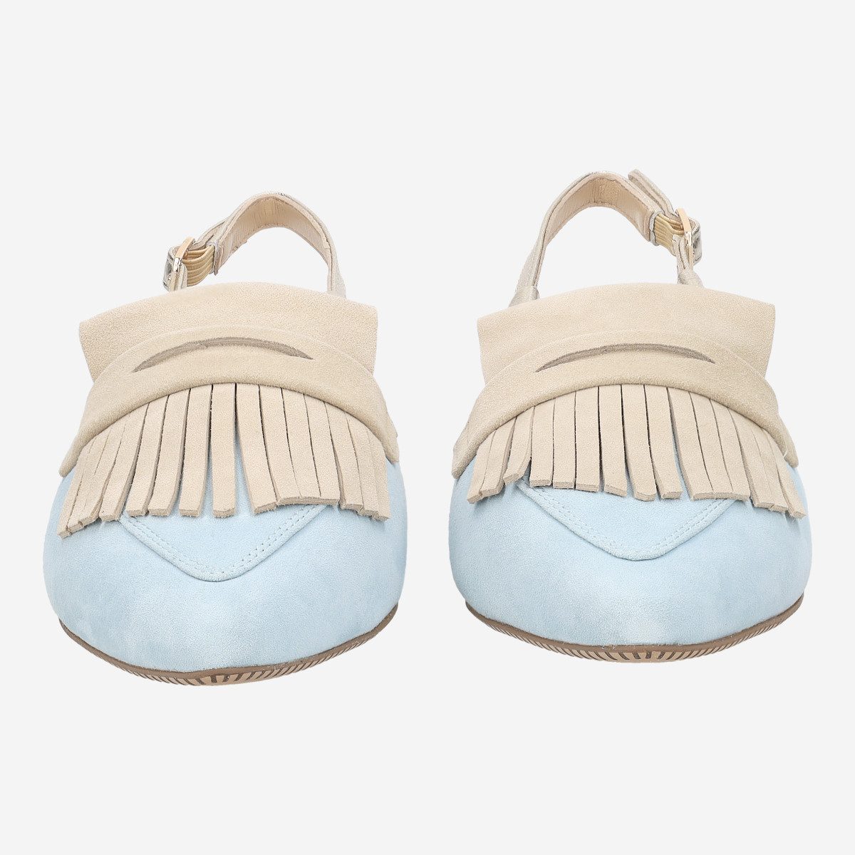 Maripé Maripé MA159 V.1, Peeptoes & Slingpumps, Blau, Damen Peeptoepumps