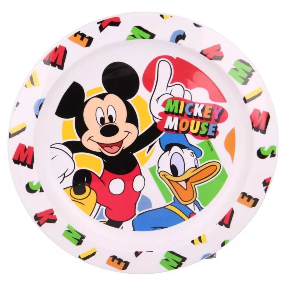 Disney Mickey Mouse Kindergeschirr-Set Disney Mickey Cool Summer Micro-Flachteller 22 cm