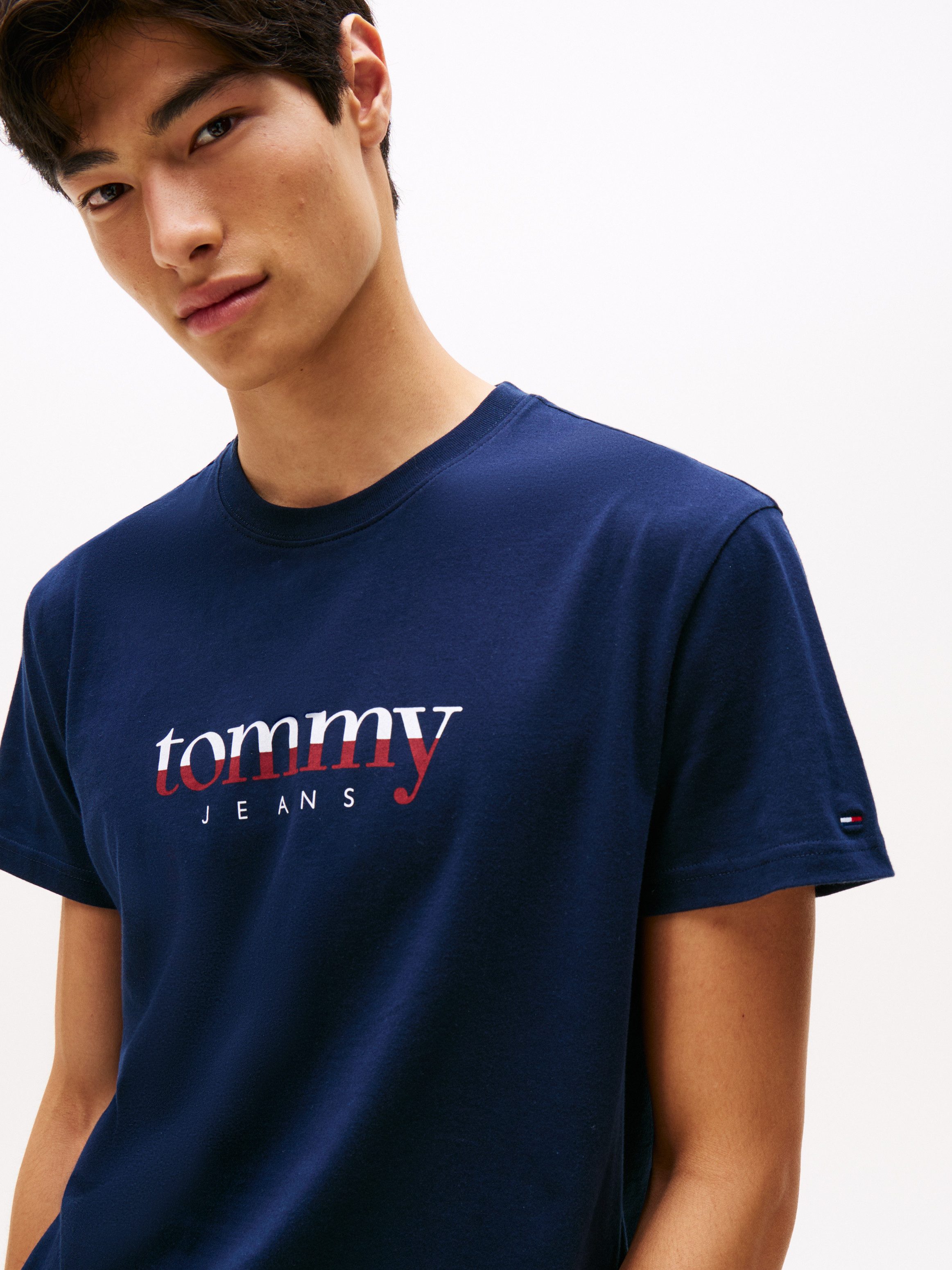 Tommy Jeans T-Shirt aus Jersey mit Logo günstig online kaufen