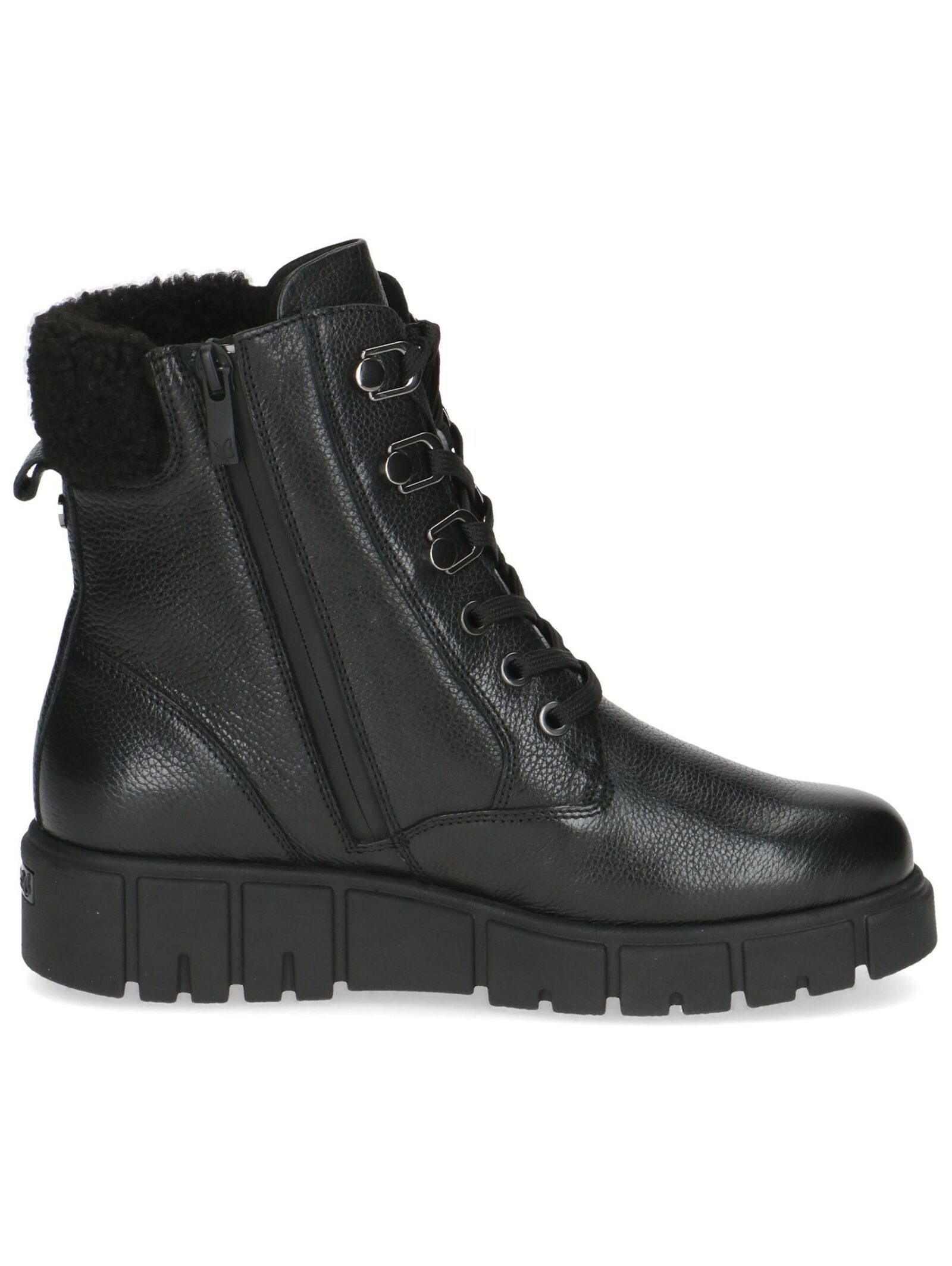 Caprice Stiefelette Leder/Textil . Schnürstiefelette