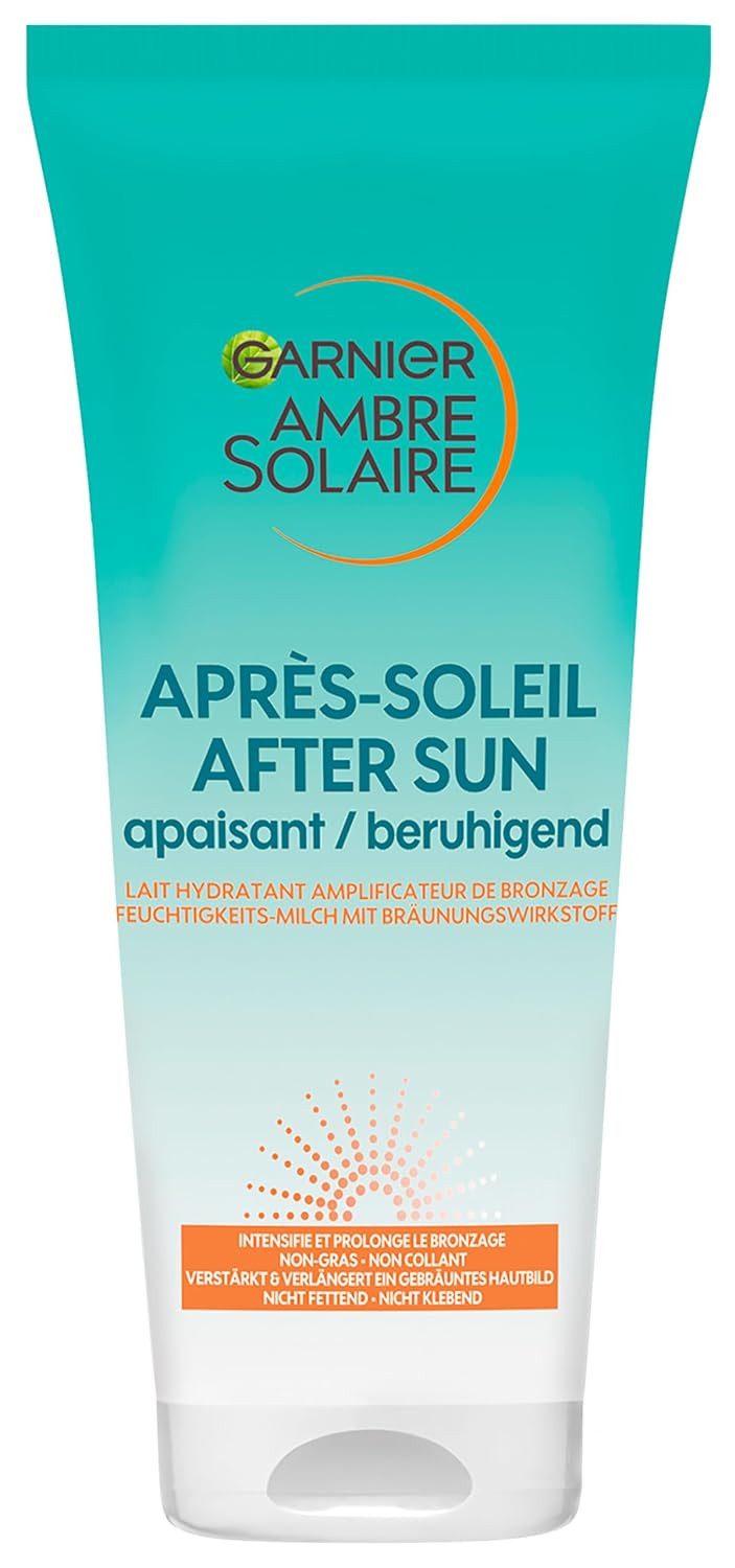 GARNIER After Sun-Lotion Beruhigende After Sun Feuchtigkeits-Milch 200 ml, 2-tlg.