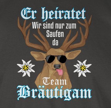 Shirtracer T-Shirt Team Bräutigam - Er Heiratet JGA Männer