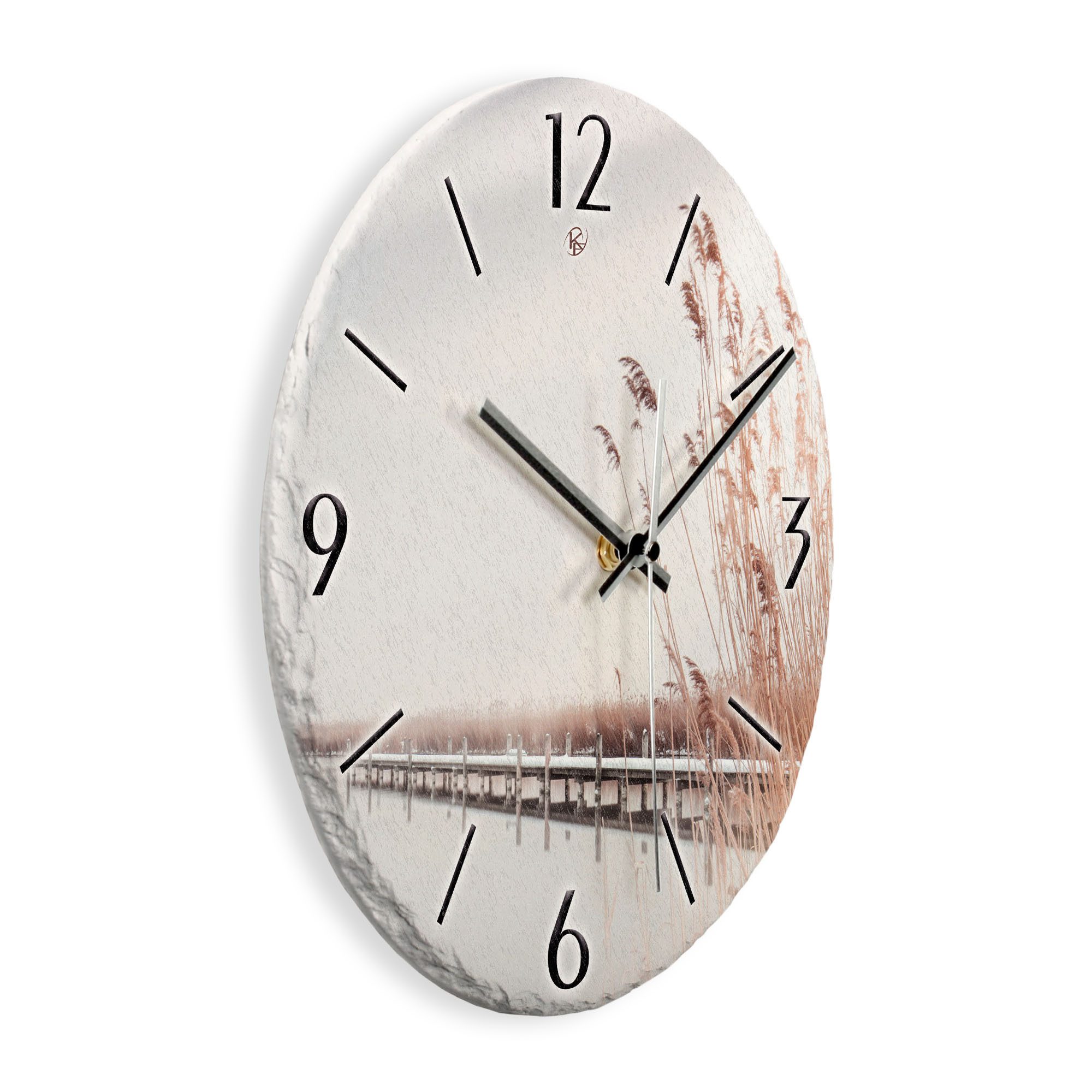 Kreative Feder Wanduhr Wanduhr „Steg“ aus günstig online kaufen