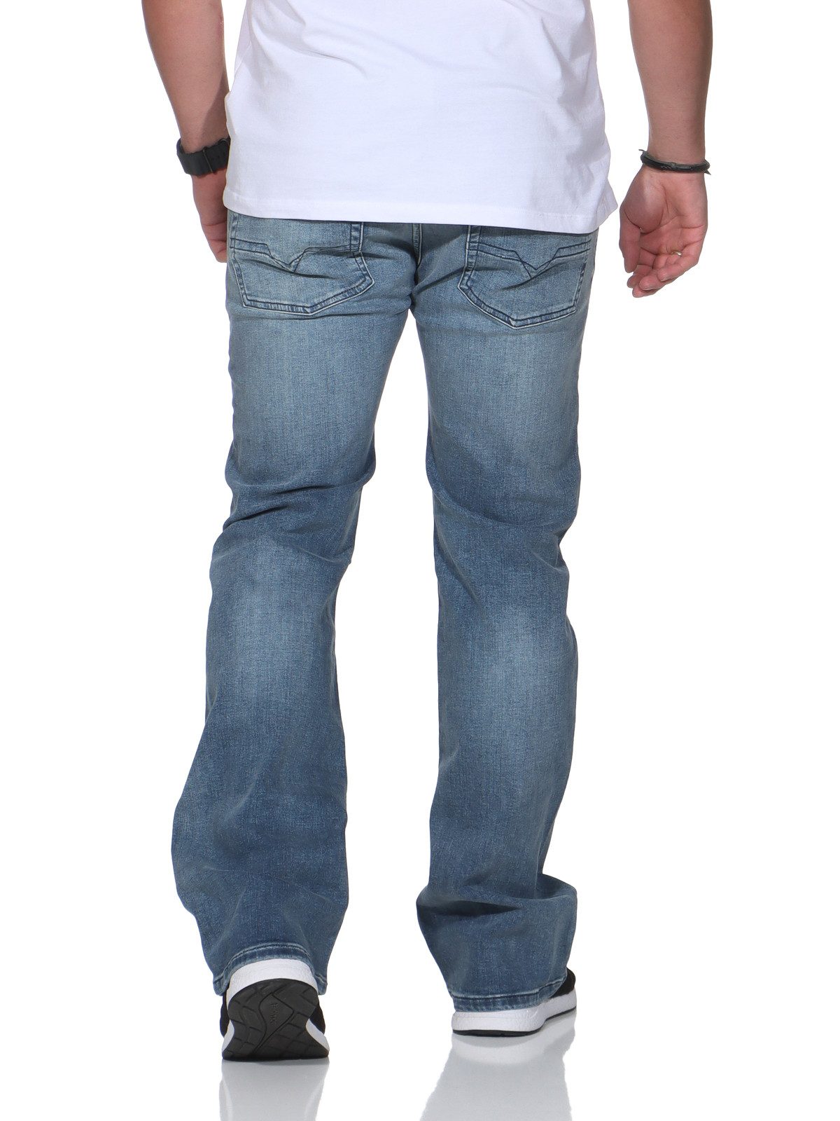 Diesel Bootcut-Jeans Diesel Herren Jeans Boot-Cut Hose 5-Pocket-Style, Regular Fit, ausgestellte Beinform, Länge: 32 – Bild 4 von 5