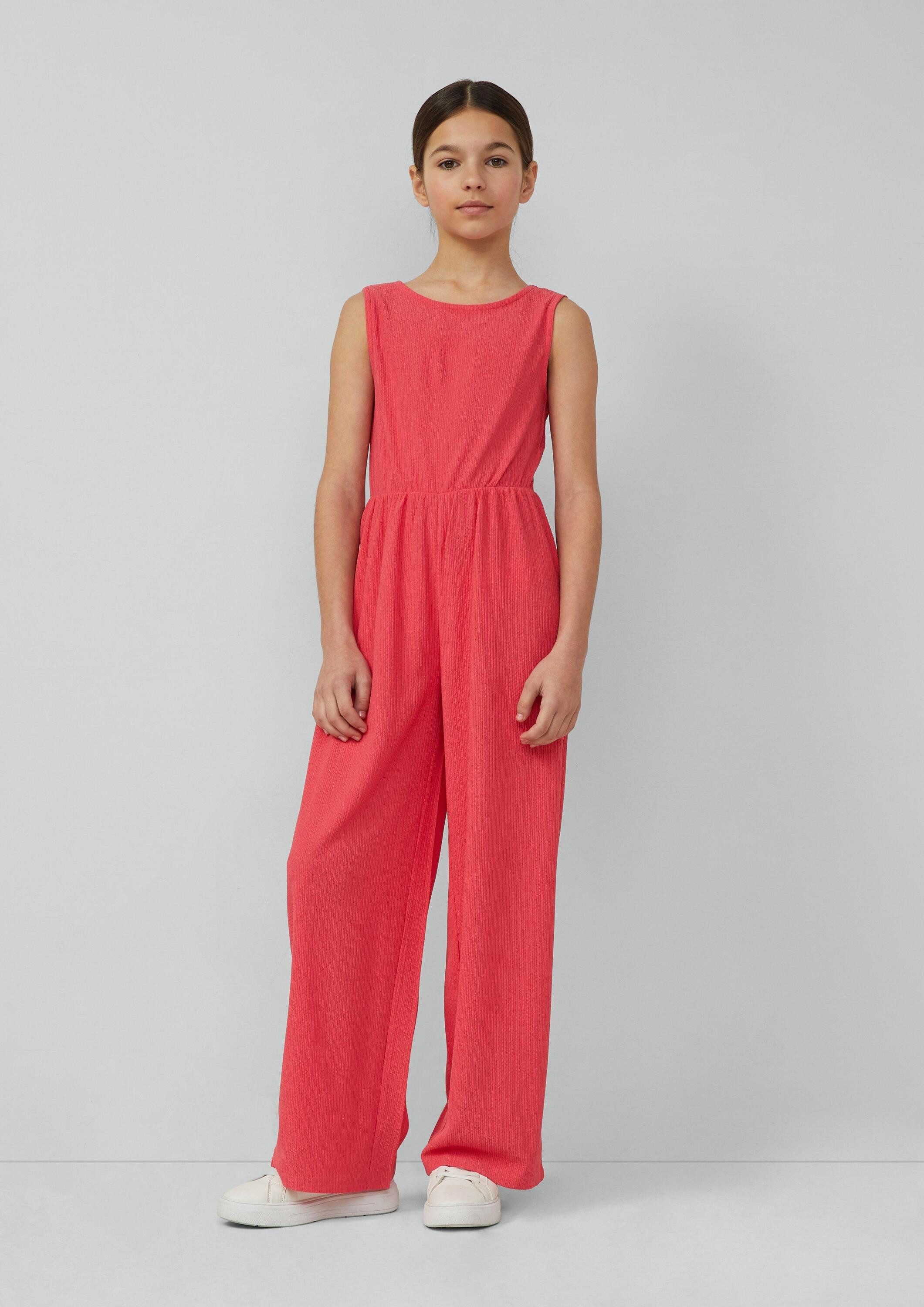 s.Oliver Jumpsuit Overall Strukturierter Jumpsuit mit Cut Out