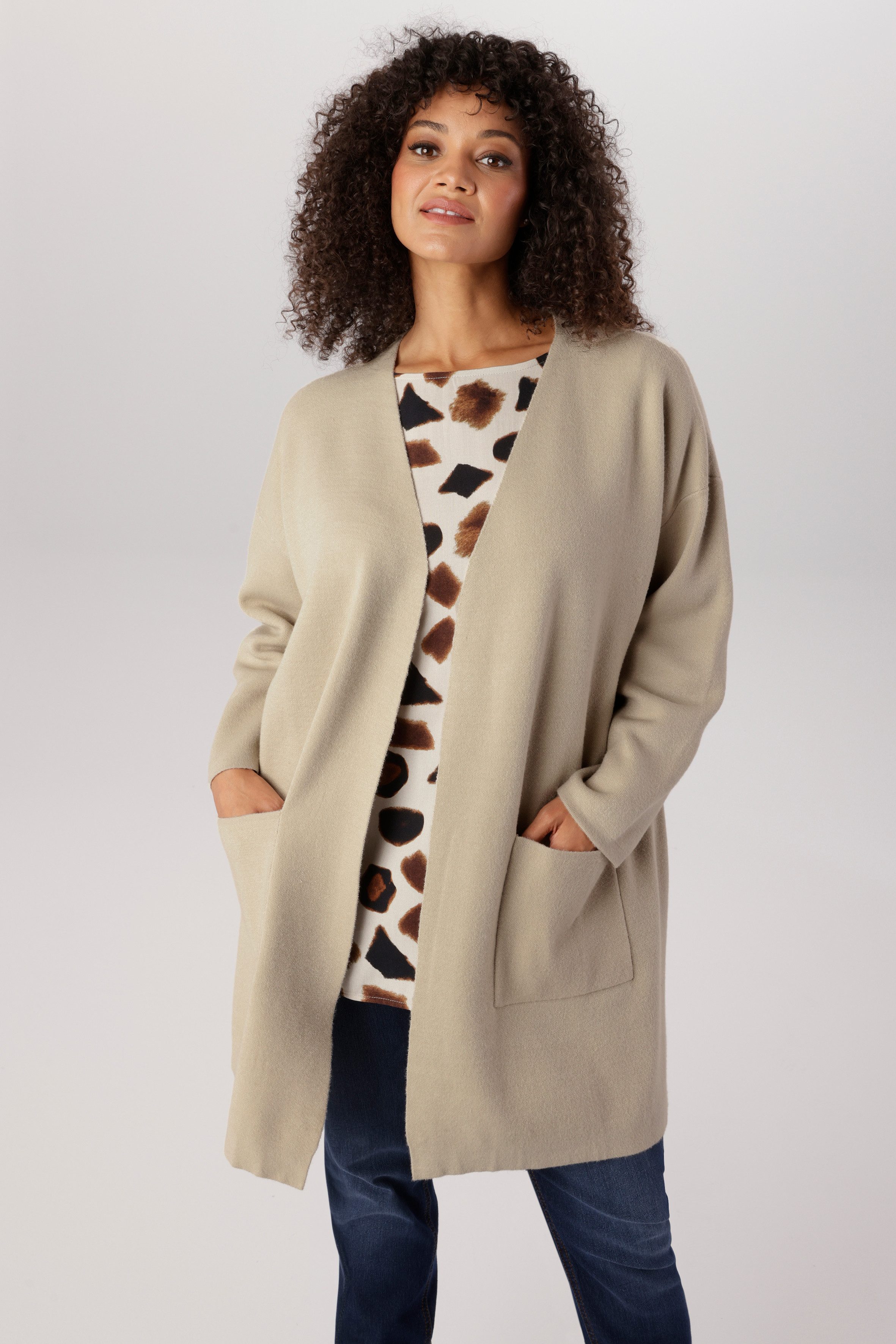 Aniston PLUS Longstrickjacke offener, verschlussloser Style - NEUE KOLLEKTION. € 39,99, (€ 39,99 pro 1 Stk).