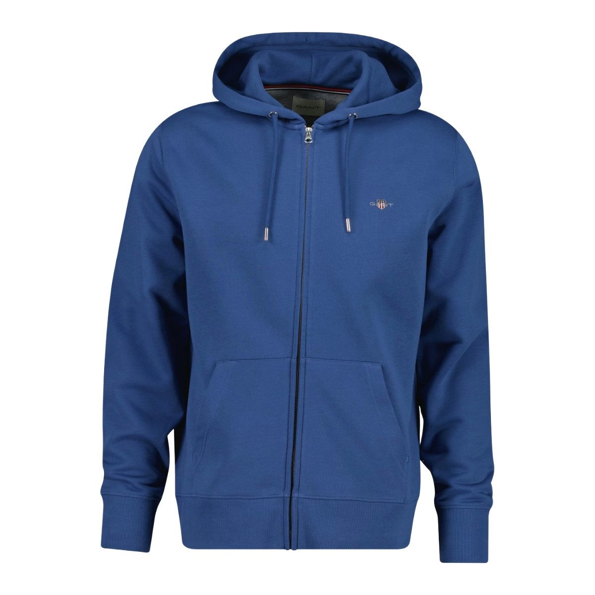 Gant Kapuzenstrickjacke 2007059 Herren Sweatjacke Regular Fit Full Zip Sweat Kapuzenstrickjacke