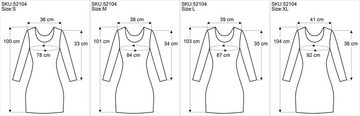 Guru-Shop Midikleid Midikleid aus Bio-Baumwolle, Basic Kleid.. alternative Bekleidung