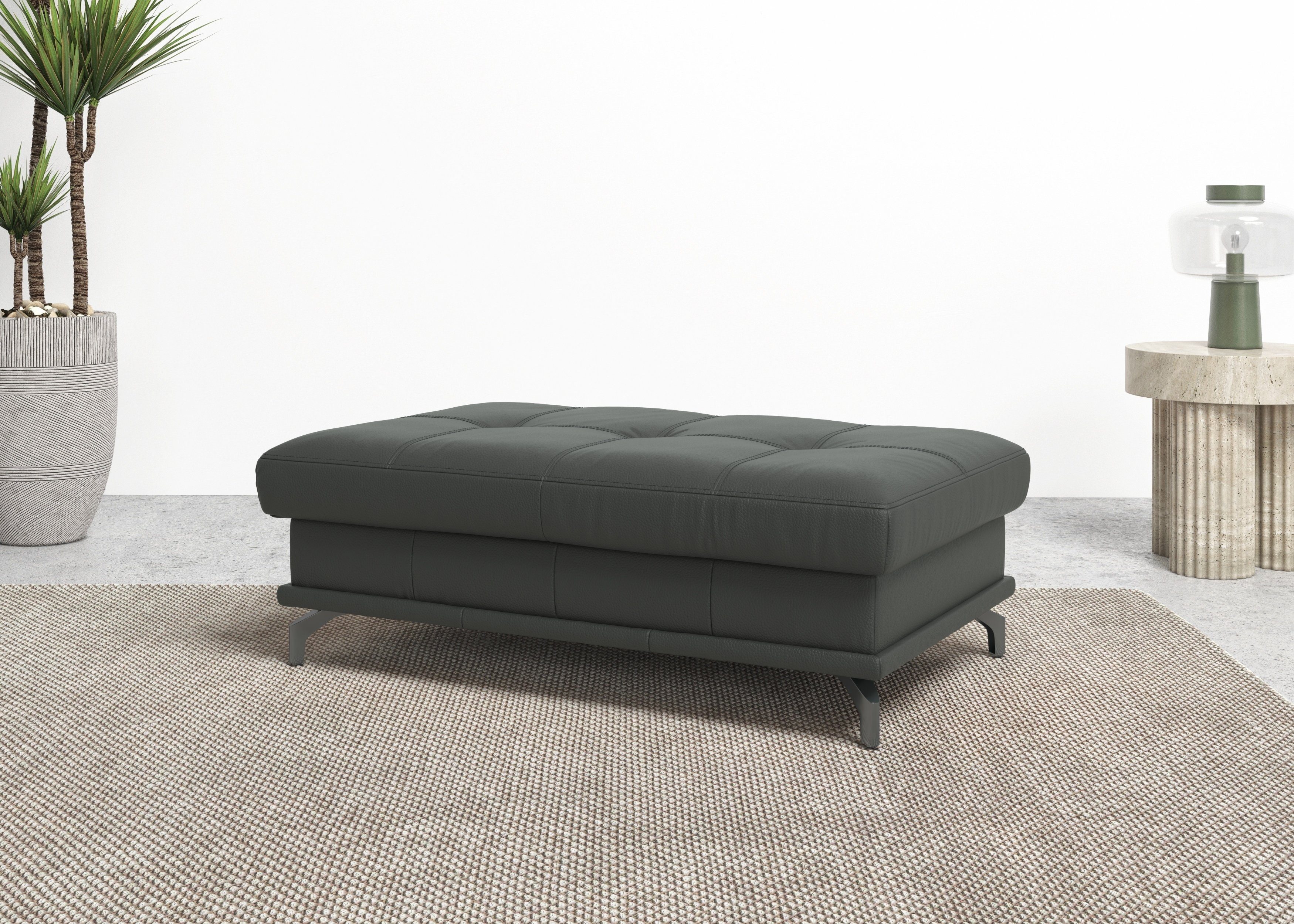 OTTO home Polsterhocker Costello, B: 133 cm, individuell zu kombinieren, Federkern