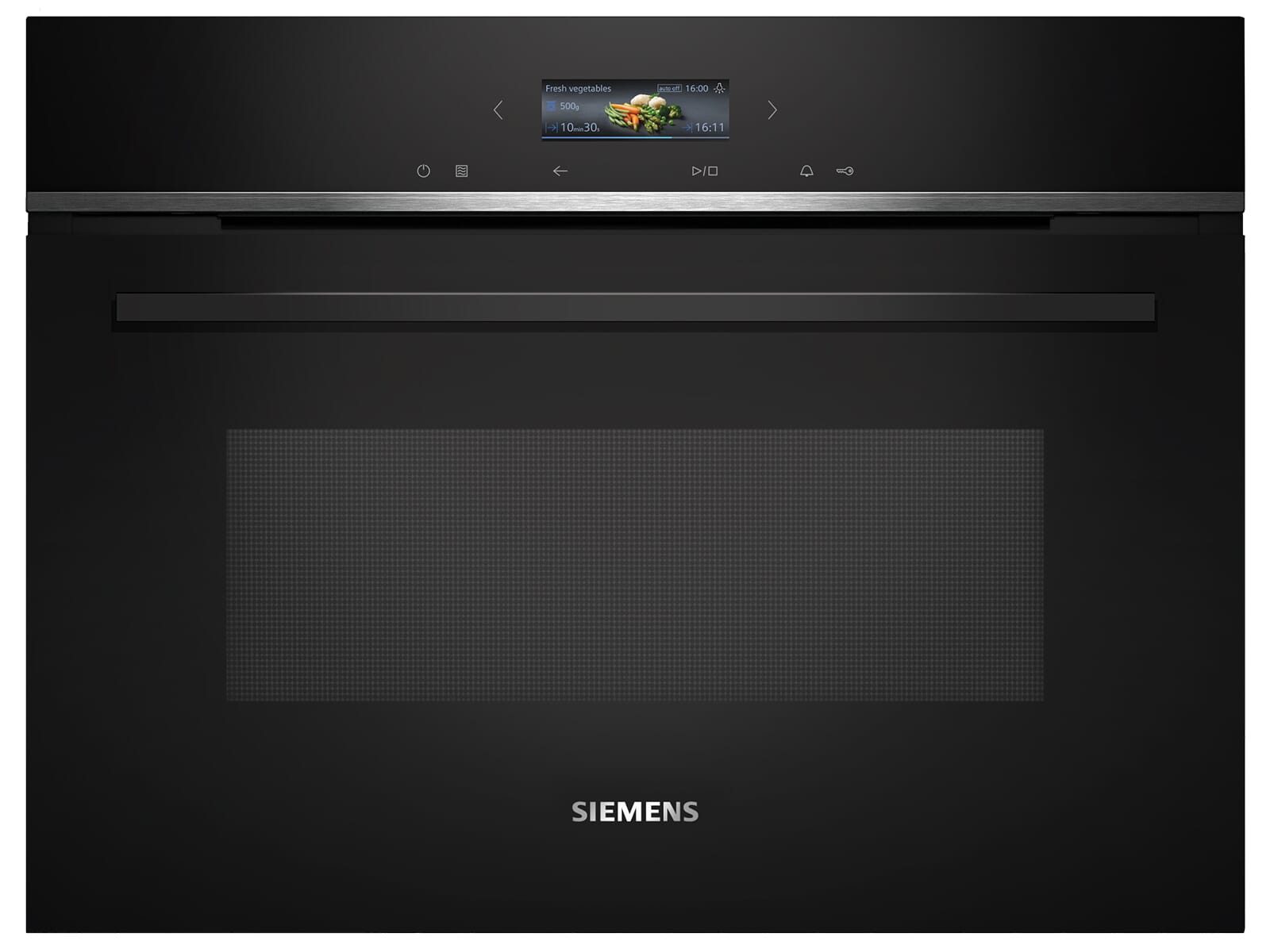 SIEMENS Einbau-Mikrowelle, Grill, Mikrowelle, Einfache Handhabung in schickem Design