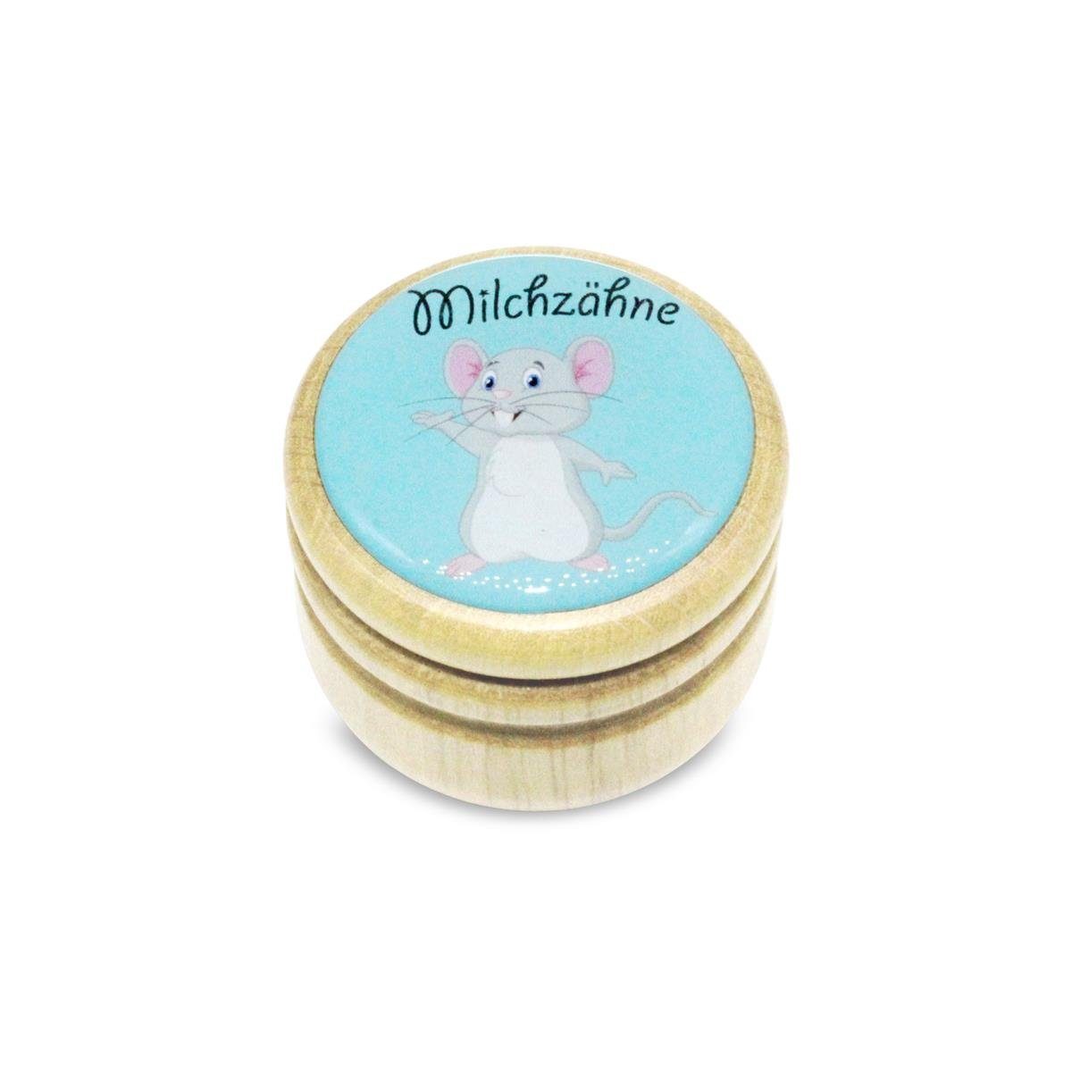 GICO Zahndose Milchzahndose Zahndose Milchzähne Holz 44 mm Maus - 7012, e für Jungen und Mädchen