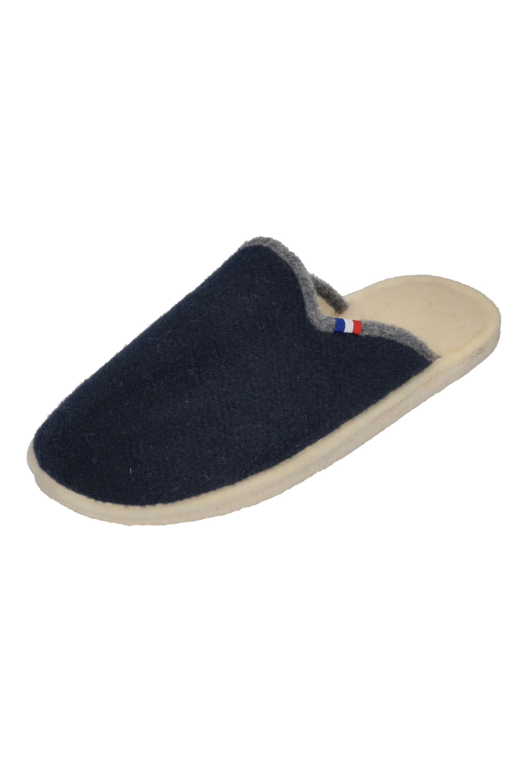 espadrij l´originale CHAUSSON MEN Hausschuh Marine Gris