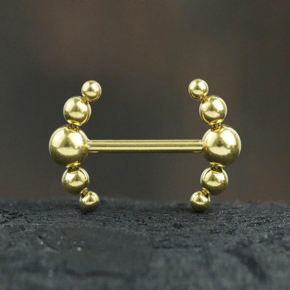 viva-adorno Brustwarzenpiercing Nippelpiercing Brust Barbell Piercing günstig online kaufen