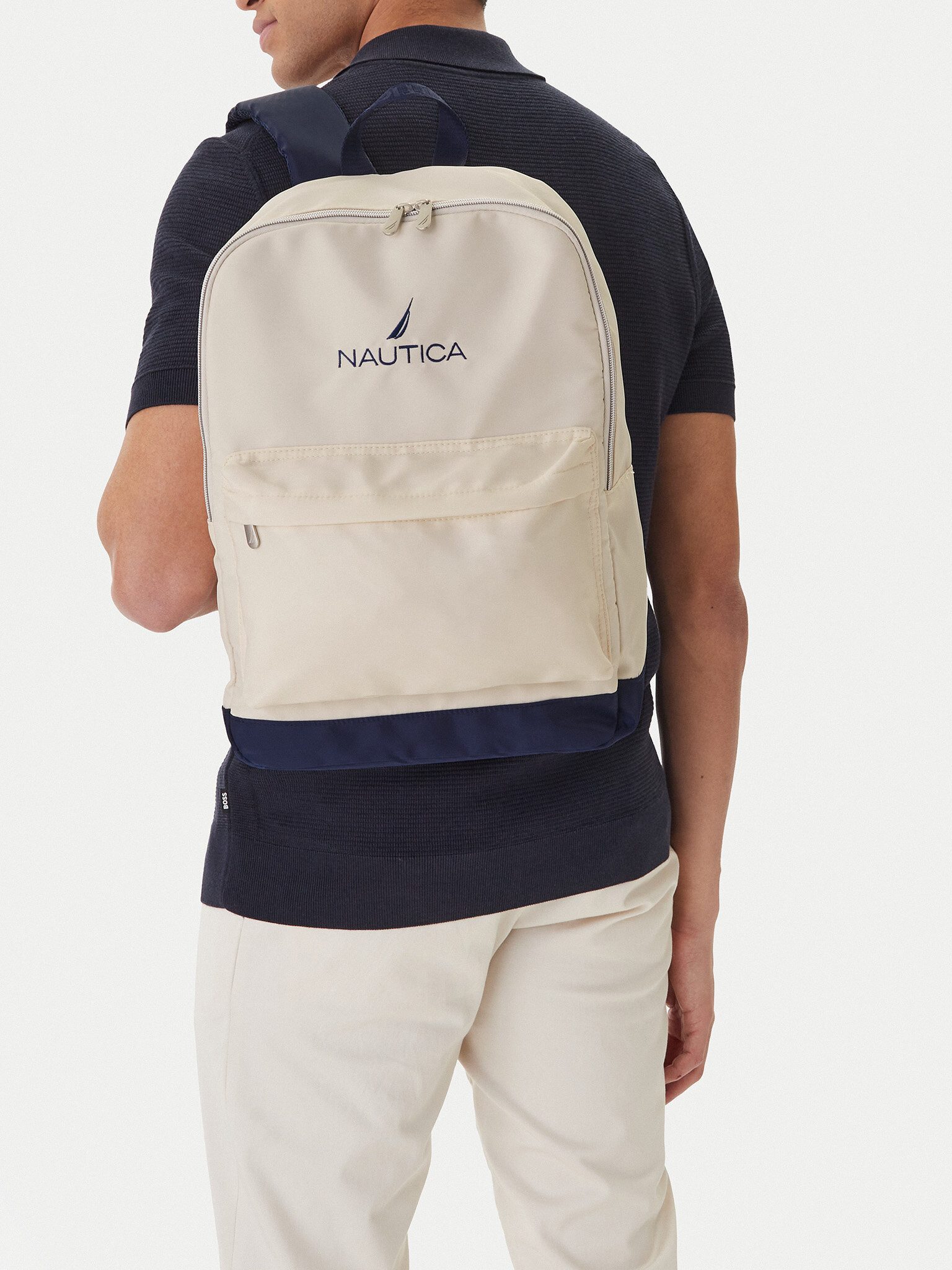 NAUTICA Freizeitrucksack Nautica Unisex Rucksack Beige NAUTICA-CWBEO-NTC-P-001-09 Beige