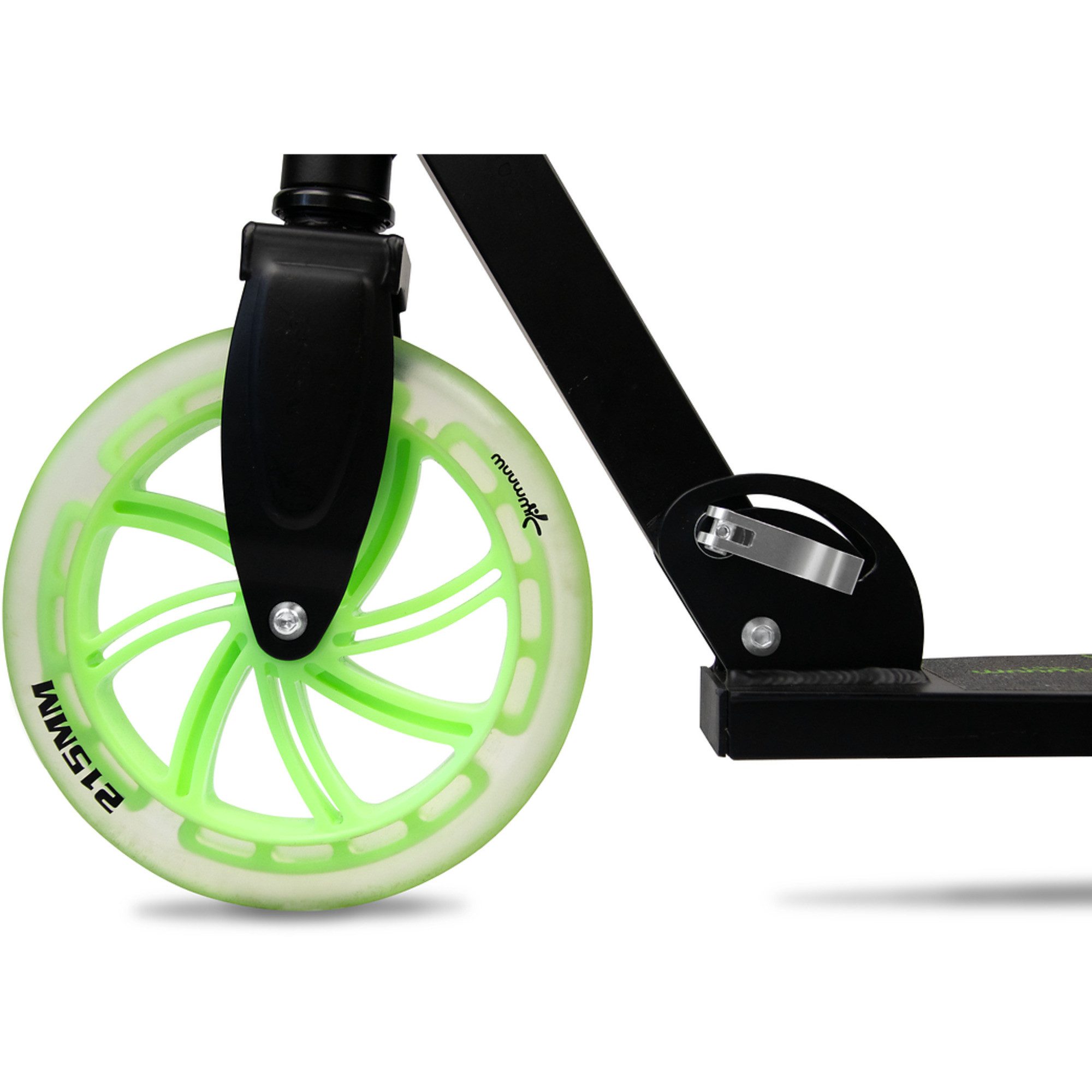 Muuwmi Scooter Muuwmi Lights Aluminium Scooter GLOW 215 mm, (mit