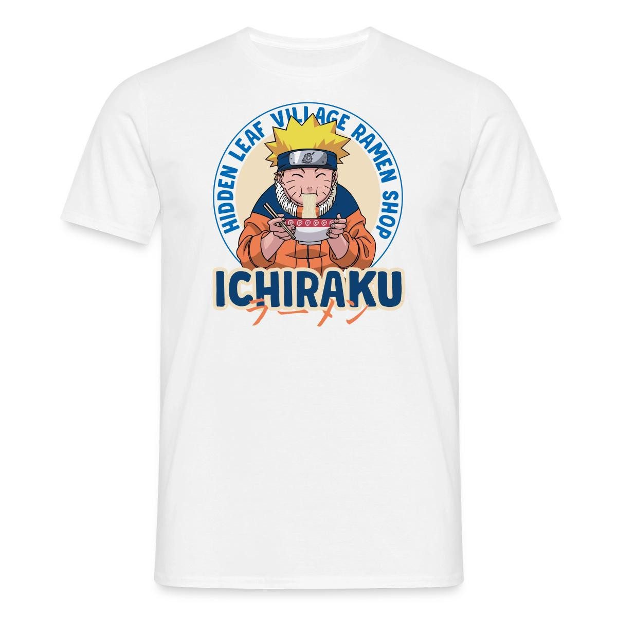 T-Shirt Naruto Ichiraku Hidden Leaf Village Ramen Shop Männer T-Shirt