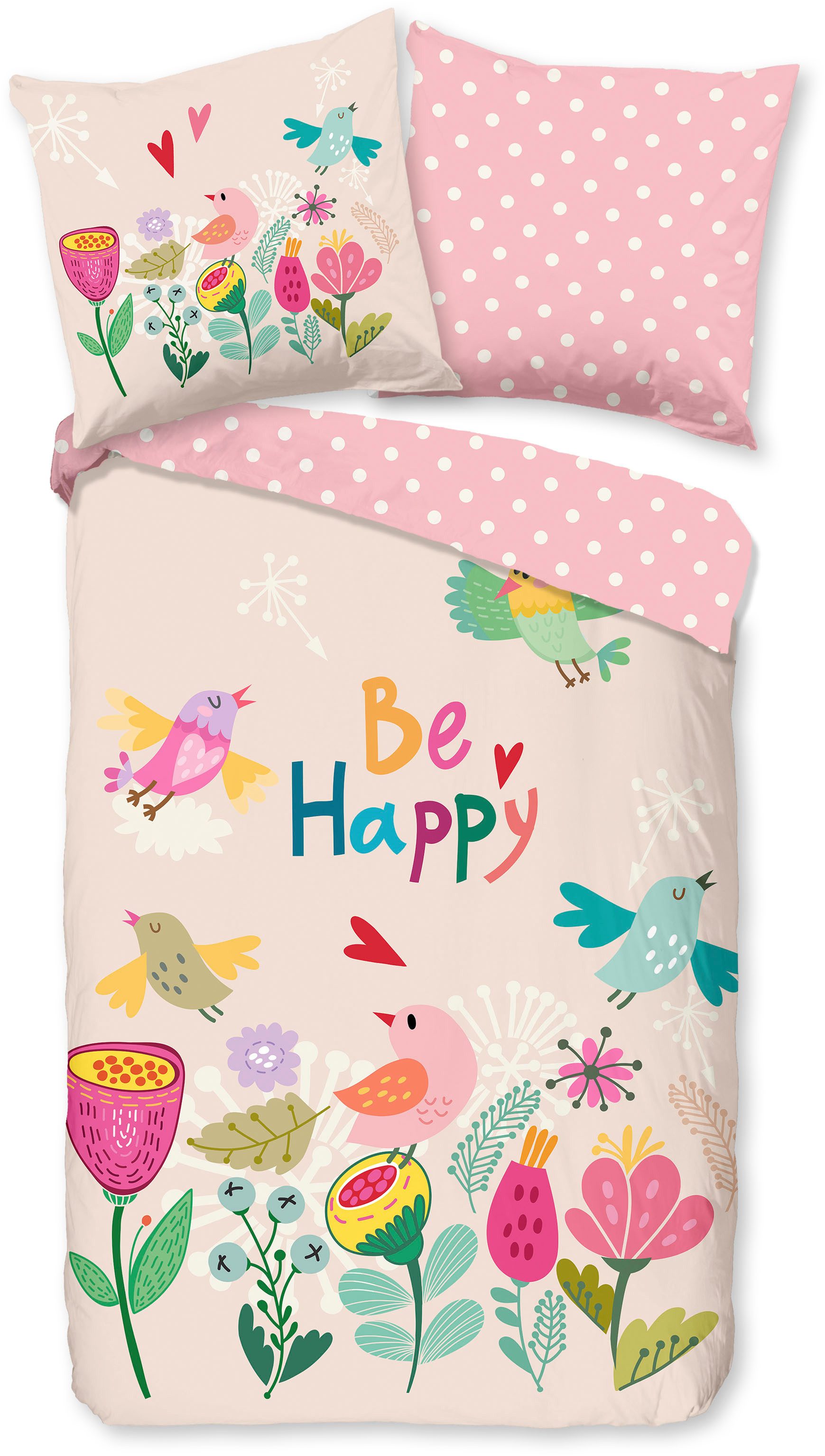 Kinderbettwäsche Happily