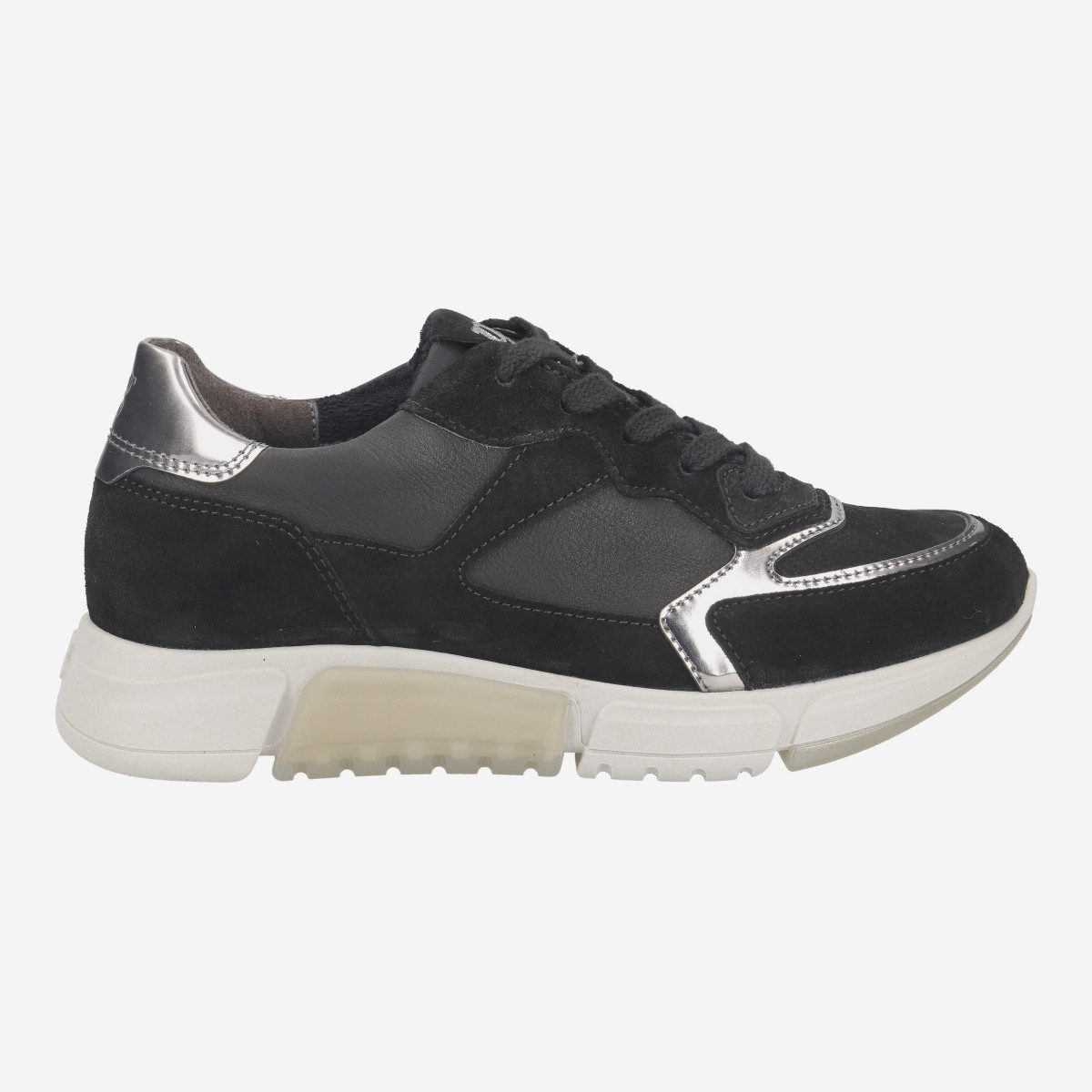 Paul Green 5362-006, Sneaker in Schwarz, kombiniert für Damen Sneaker