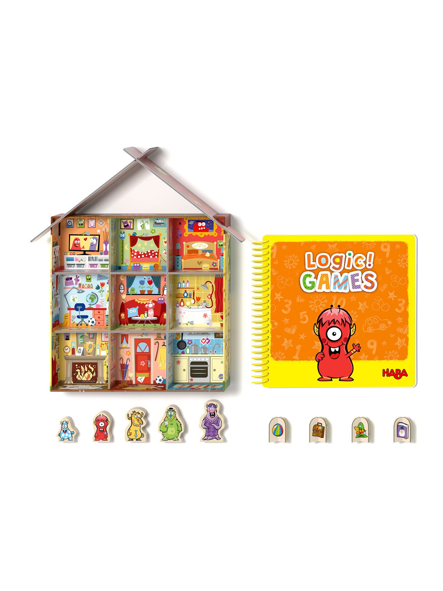 Haba Lernspielzeug Logic! GAMES - Wo ist Wanda?, unisex neutral – Bild 3 von 4