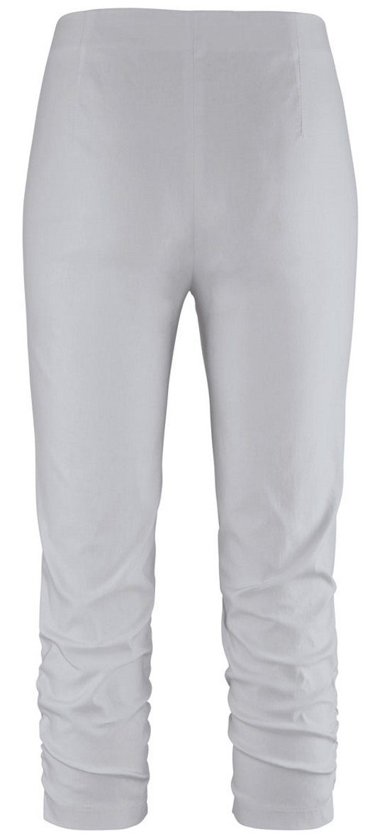 Stehmann Caprihose Maria-530-14060 elastischer Bund, seitliche Raffung am Bein, ohne Verschluss