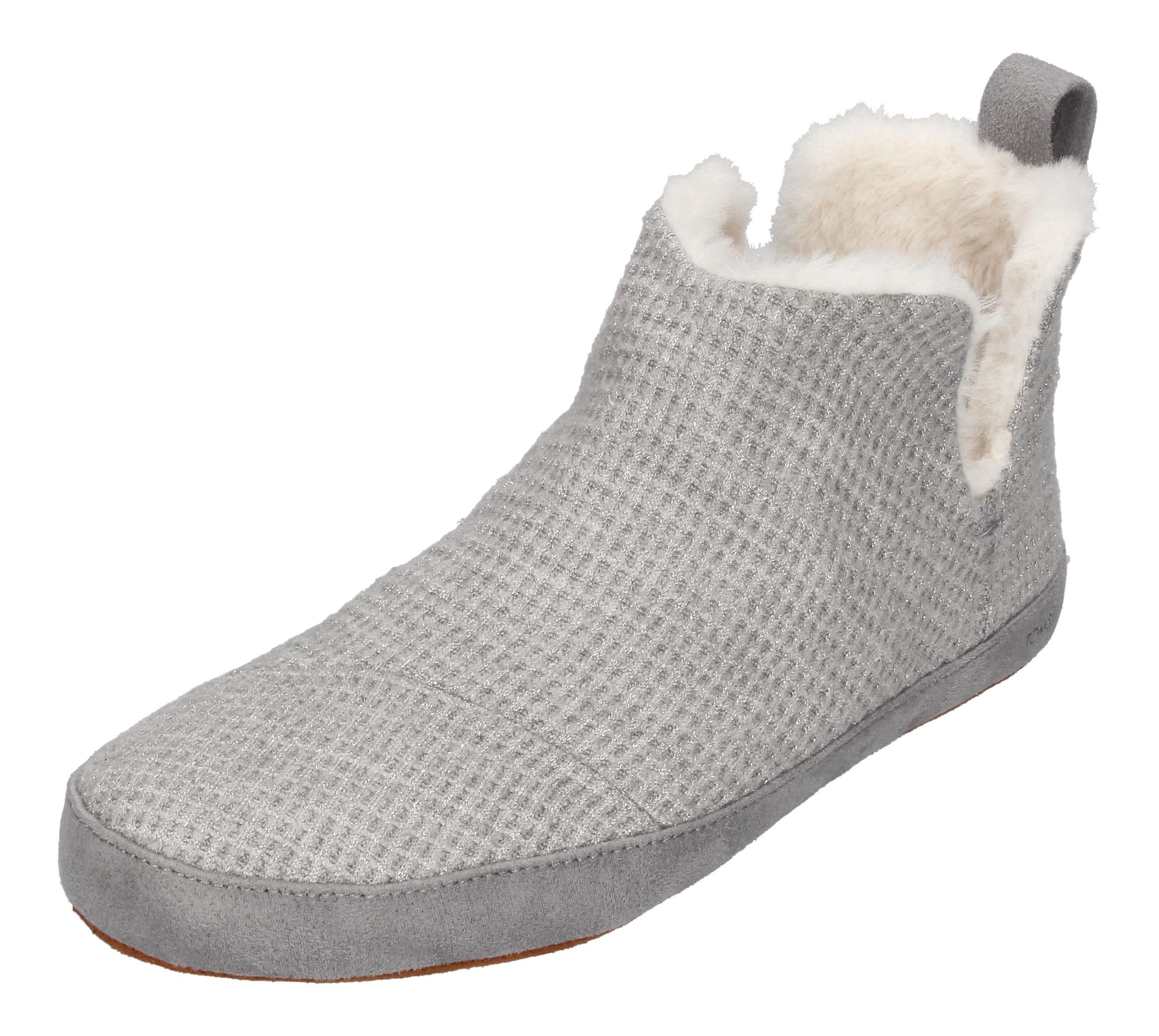 TOMS LOLA 10020156 Hausschuh Drizzle Grey Metallic
