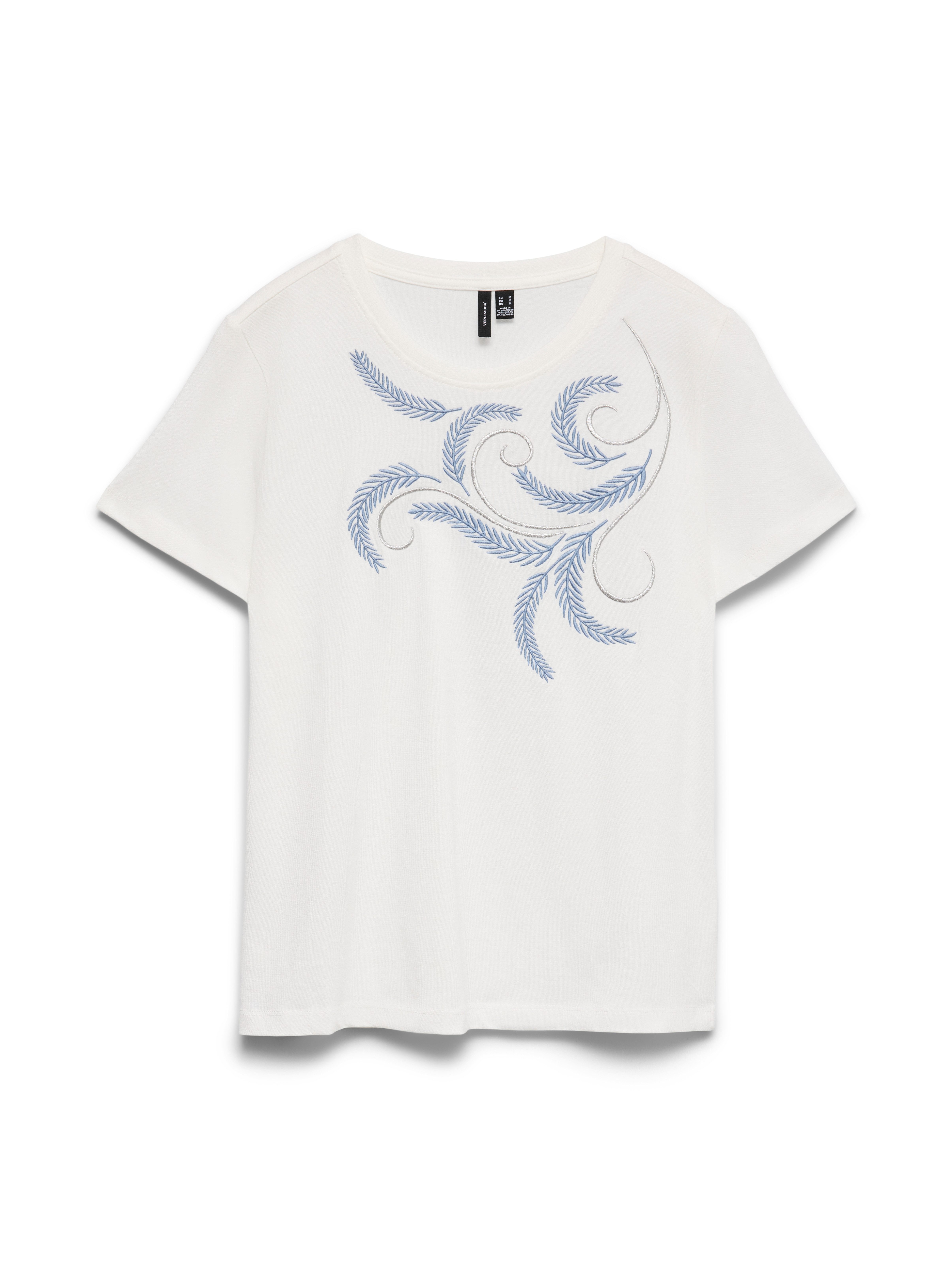 Vero Moda Kurzarmshirt VMGLOW SS TOP BOX JRS Baumwolle – Bild 5 von 5