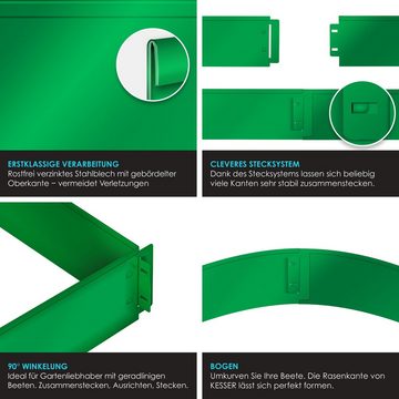 KESSER Rasenkante, LxH: 100x14 cm, Rasenkante Beeteinfassung Beetumrandung 5m 10m 15m 20m 25m