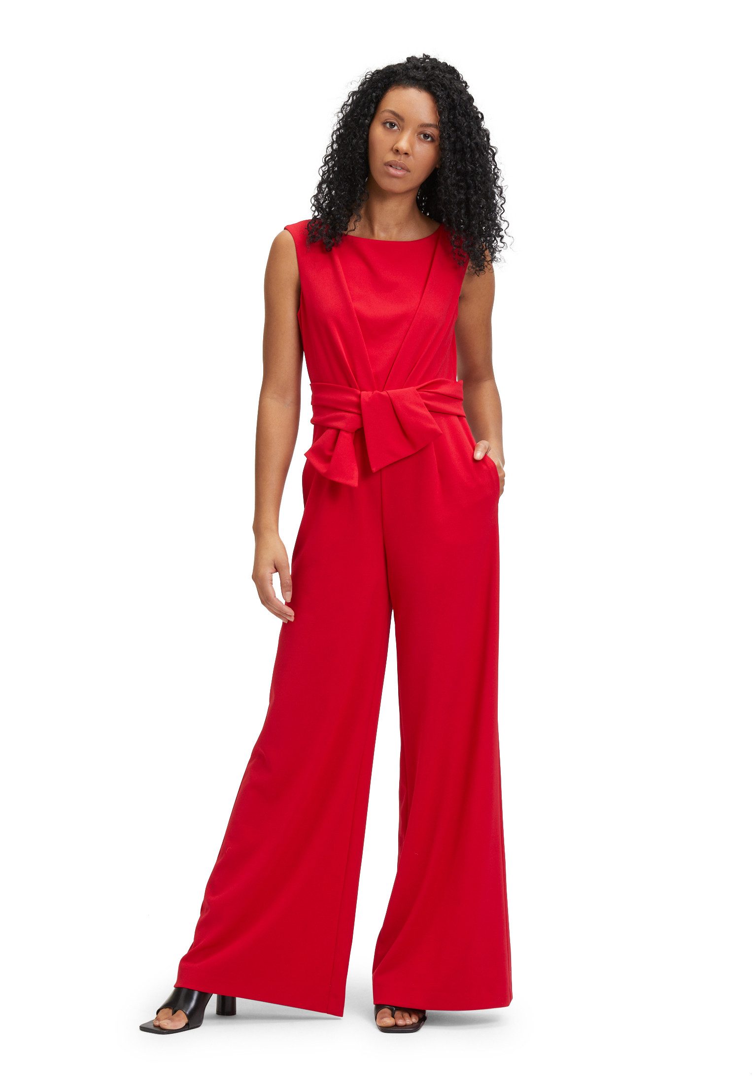 Vera Mont Jumpsuit mit weitem Bein (1-tlg) Bunddetail