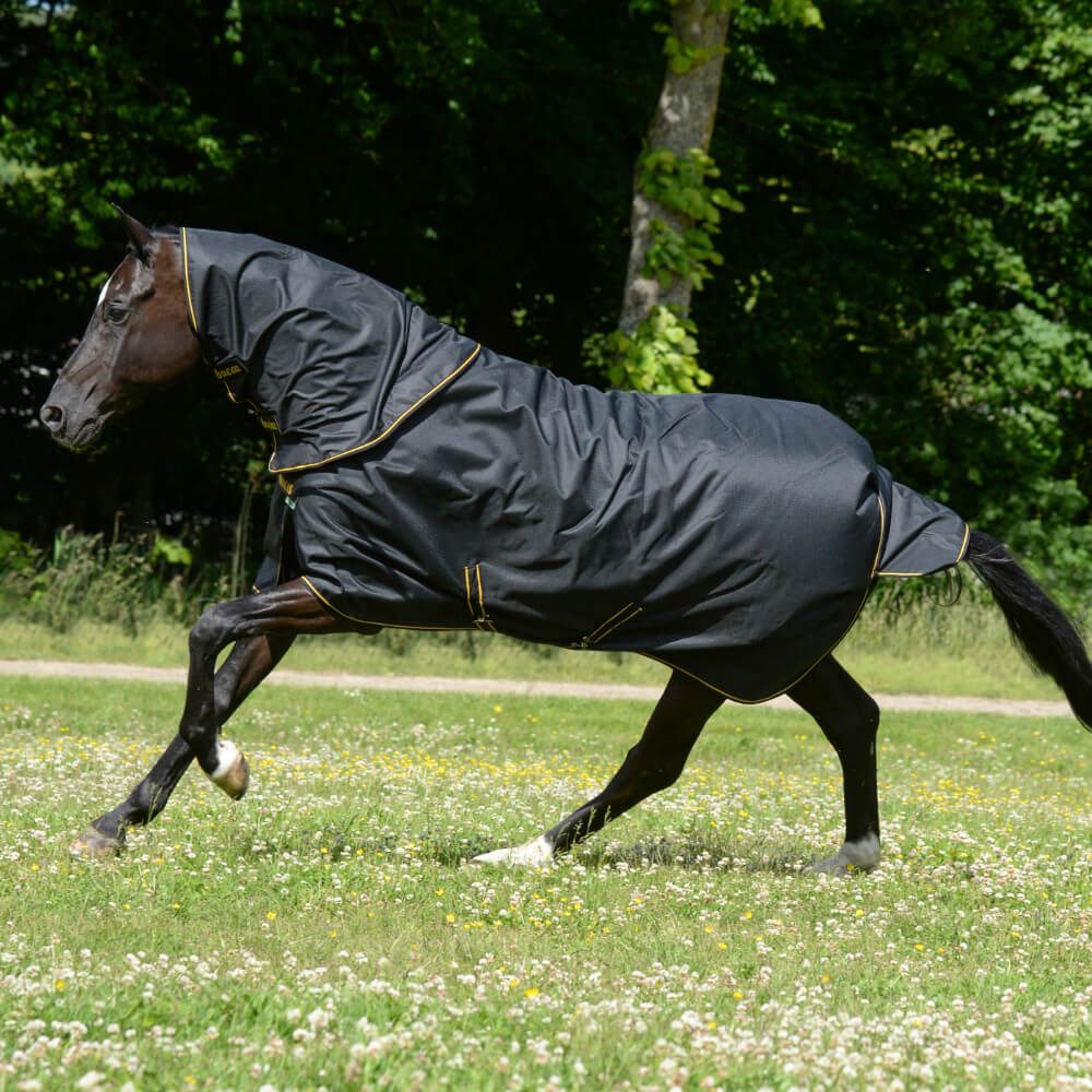 Pferde-Thermodecke Bucas Irish Turnout 300g und Halsteil - Set