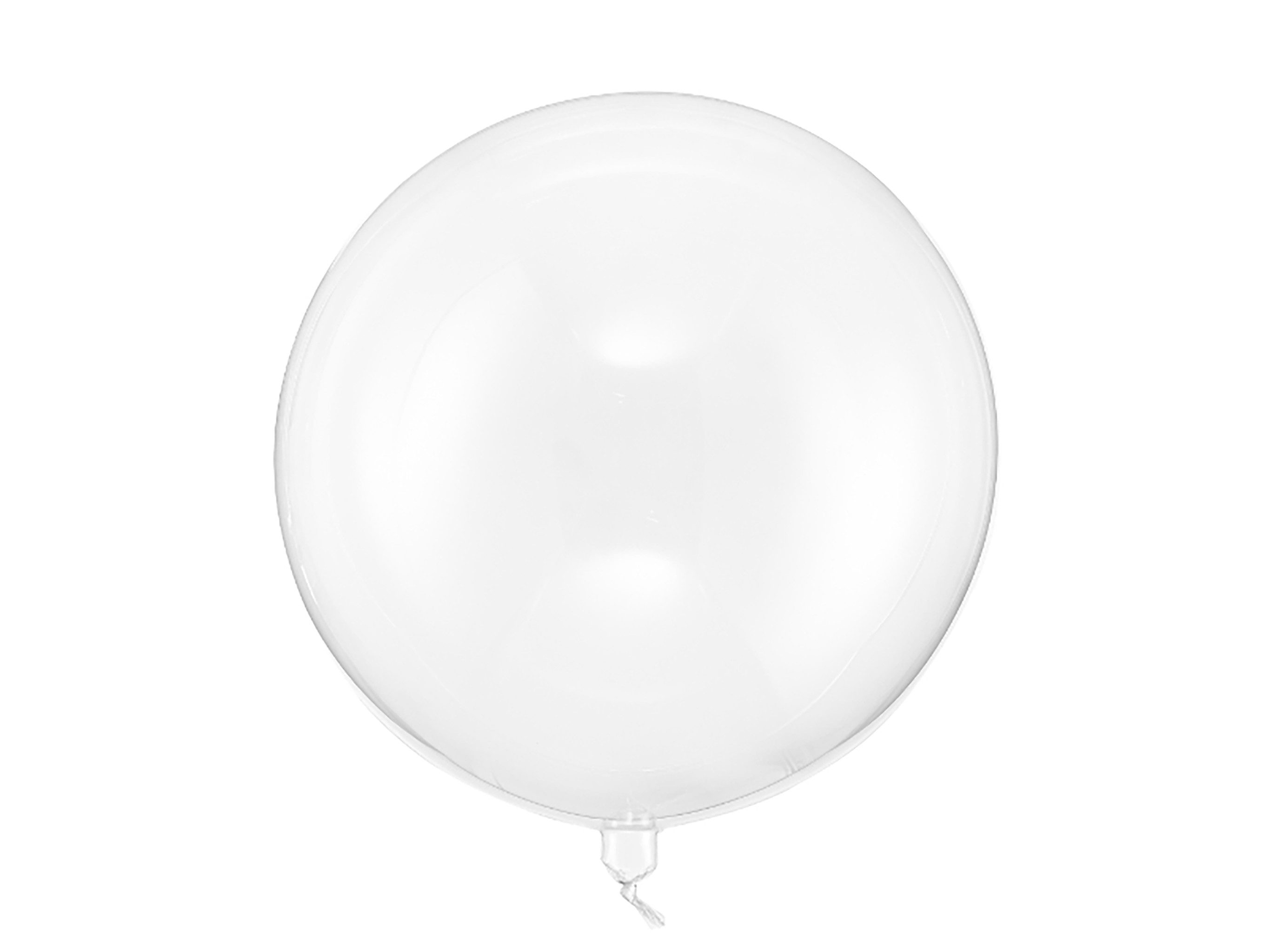 partydeco Aufblasbares Partyzubehör, Dekoration zum Aufblasen 40cm Transparent
