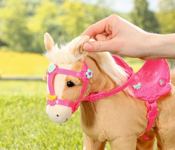 Baby Born Plüschfigur My Cute Horse, mit Sattel, Zaumzeug und Pins
