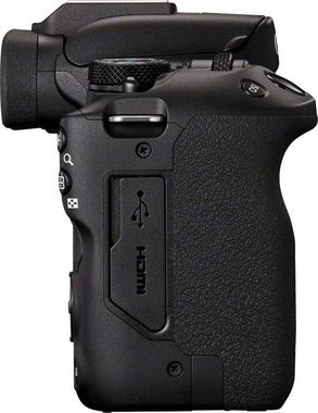 Canon EOS R50 + RF-S 18-45mm F4.5-6.3 IS STM Kit Systemkamera (RF-S 18-45mm F4.5-6.3 IS STM, 24,2 MP, Bluetooth, WLAN, inkl. RF-S Objektiv 18-45 IS)