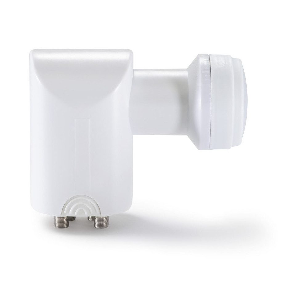 Hama Hama Quad-LNB Lypsi 2 weiß für digitalen SAT-Empfang. Universal-Quad-LNB (UHD/HDTV mit 4 Ausgängen)