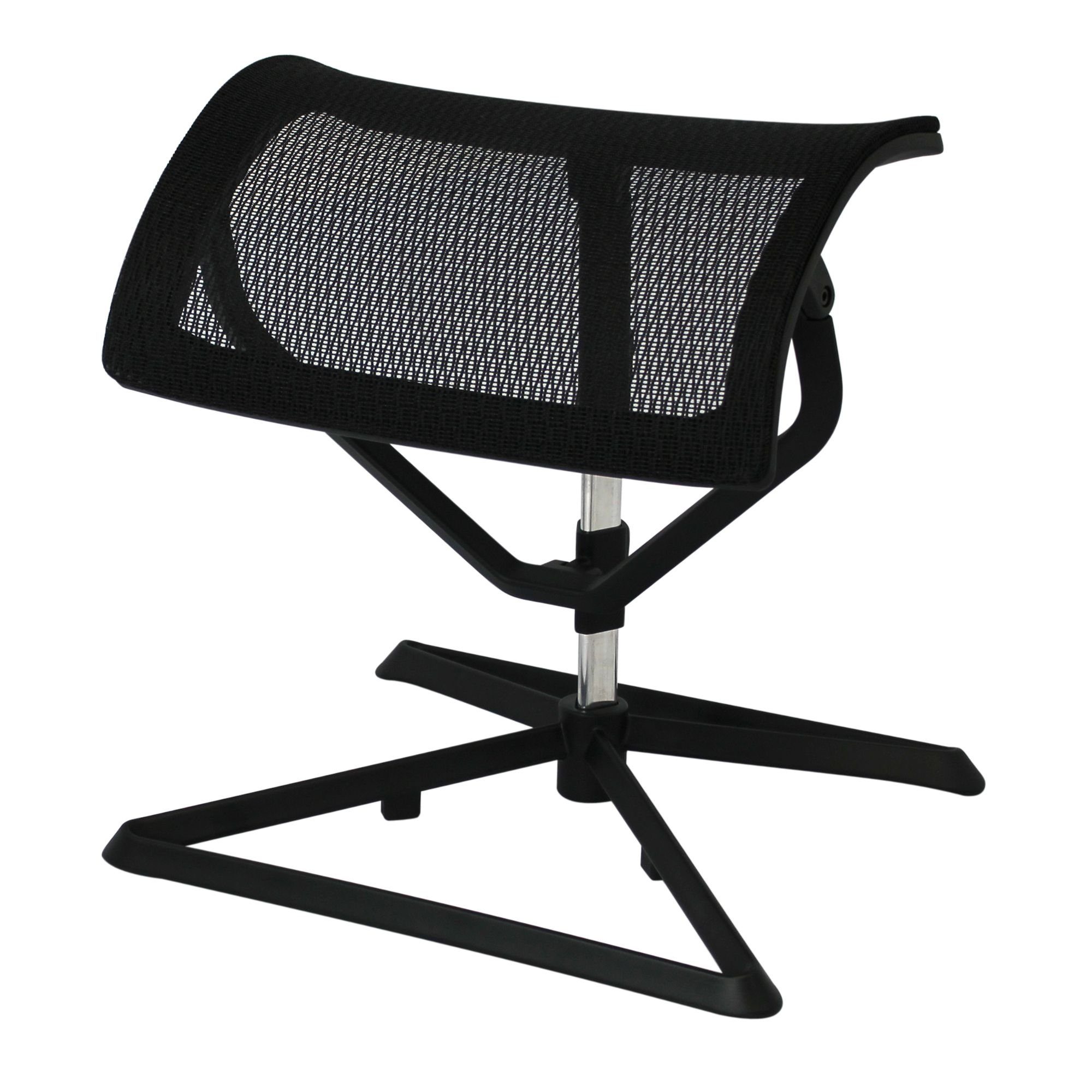 möbelando Fußhocker Fußauflage LEGpro OTTOMANN Beinauflage Stoffbezug für Büro Fußablage, 33 x 46 x 43 cm (B/H/L)