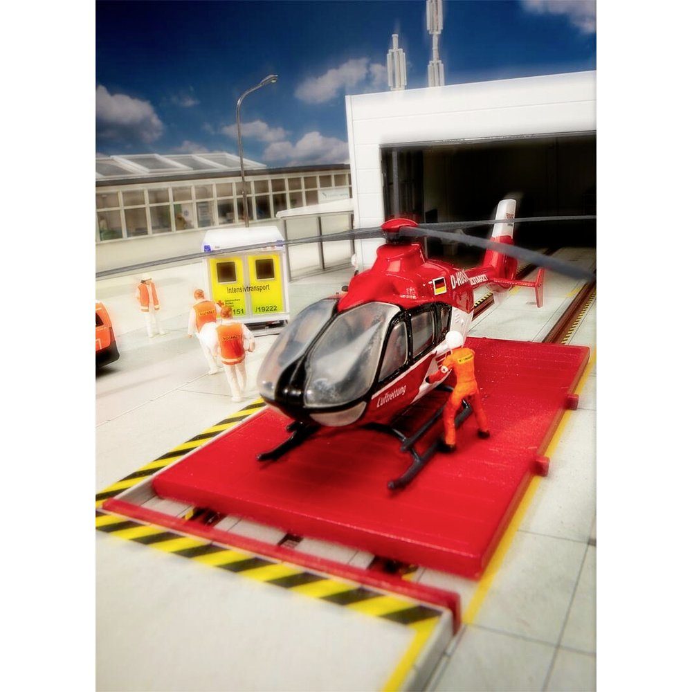 Faller Modellflugzeug Faller H0 Hubschrauber EC135 Luftrettung Hubschrauber 1:87 131020