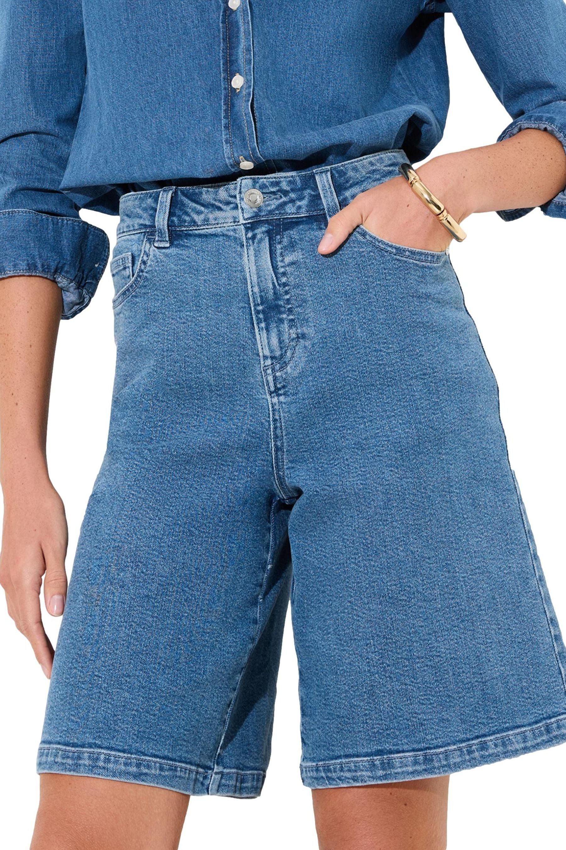 Friends Like These Bermudas Friends Like These Denim-Bermudashorts, Kurzgröße (1-tlg)