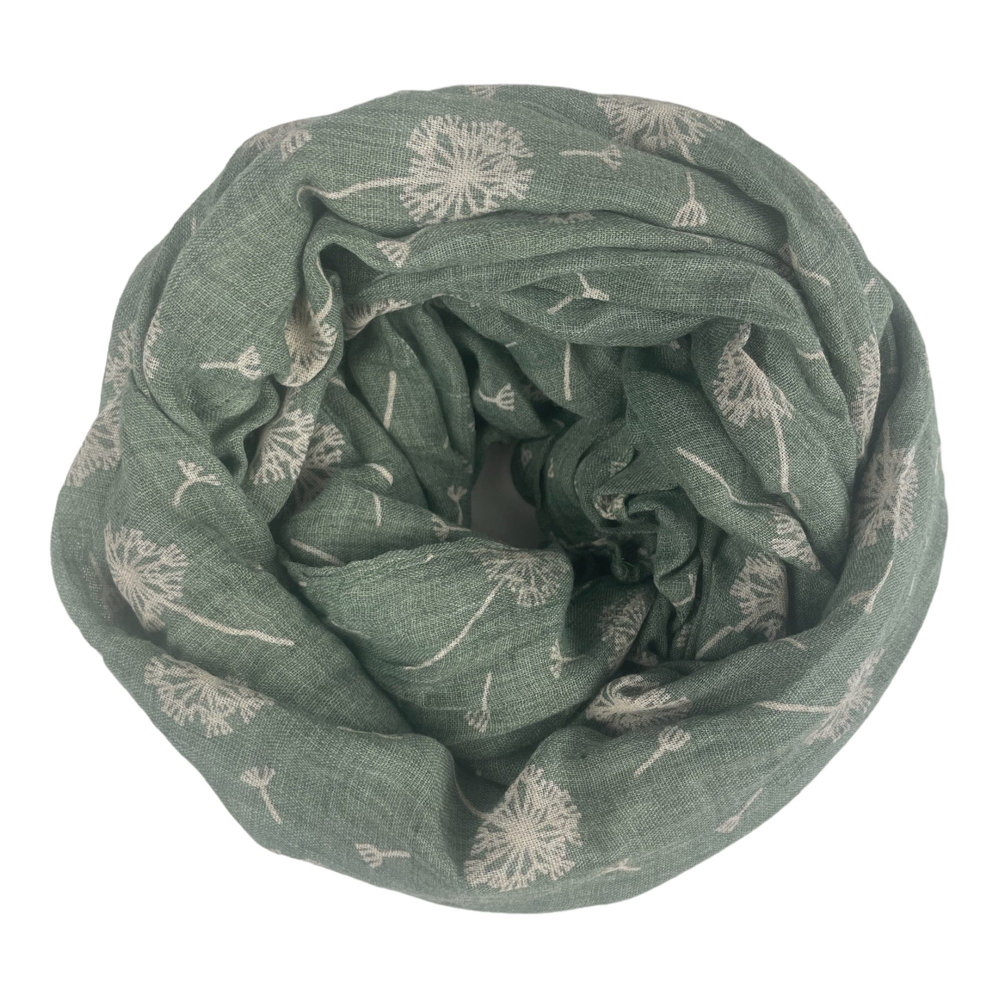 Loop Damen Sommer Schal SS-731 mit Pusteblumen print