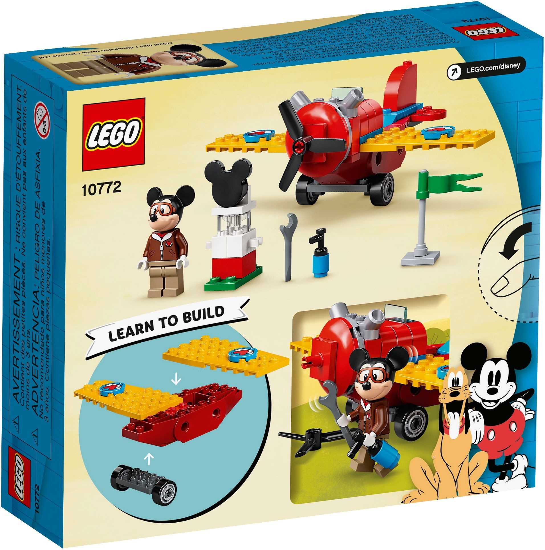 LEGO® LEGO® Disney Mickys Propellerflugzeug - 10772 NEU! Teile 59x Spielbau günstig online kaufen