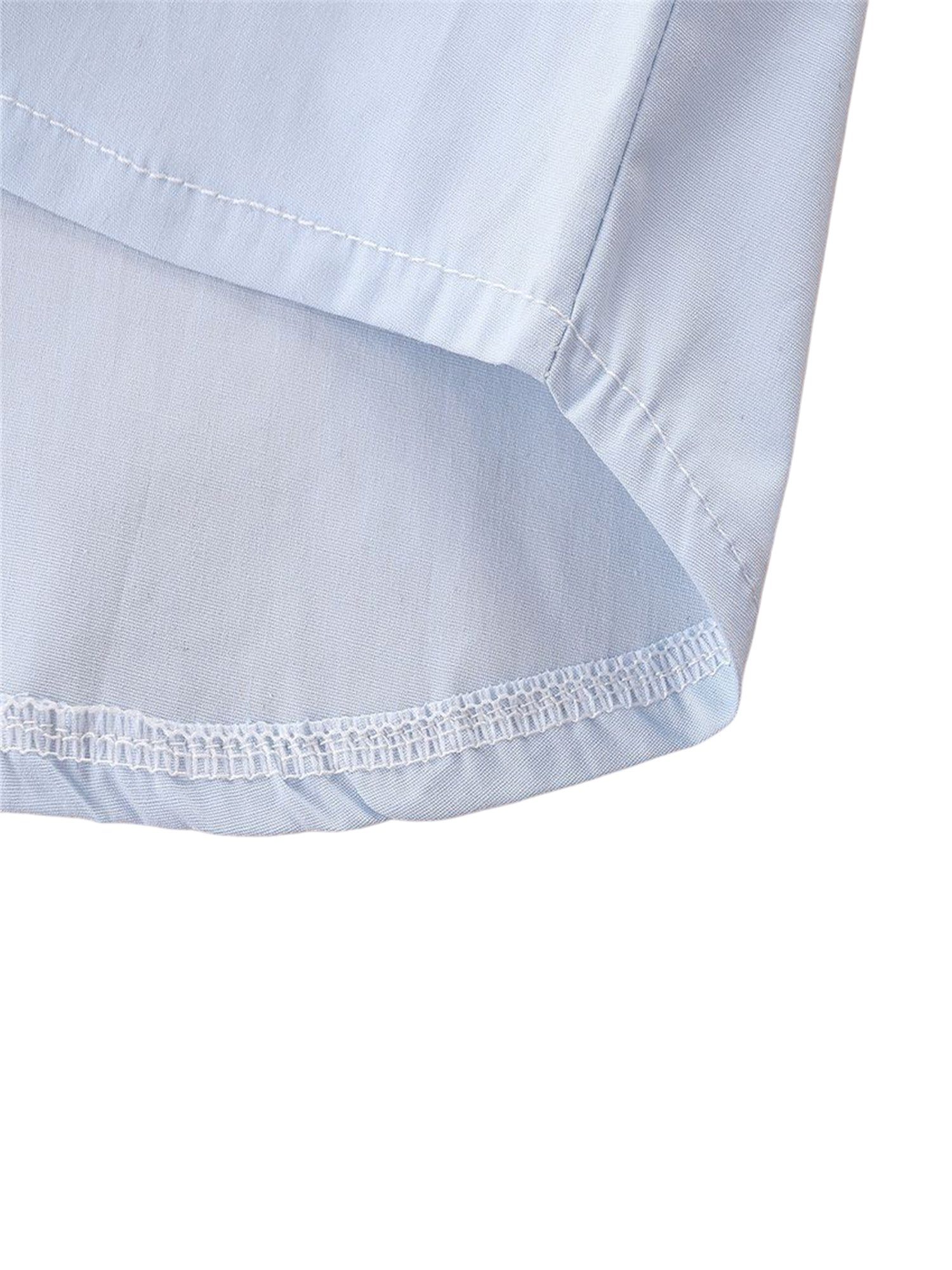 Lapastyle Anzug Hemd 2-tlg., Hahnentrittmuster mit Kurzarmhemd + (Set, zweiteiliges Baby / Overall & Short) Kinder-Herrenanzug